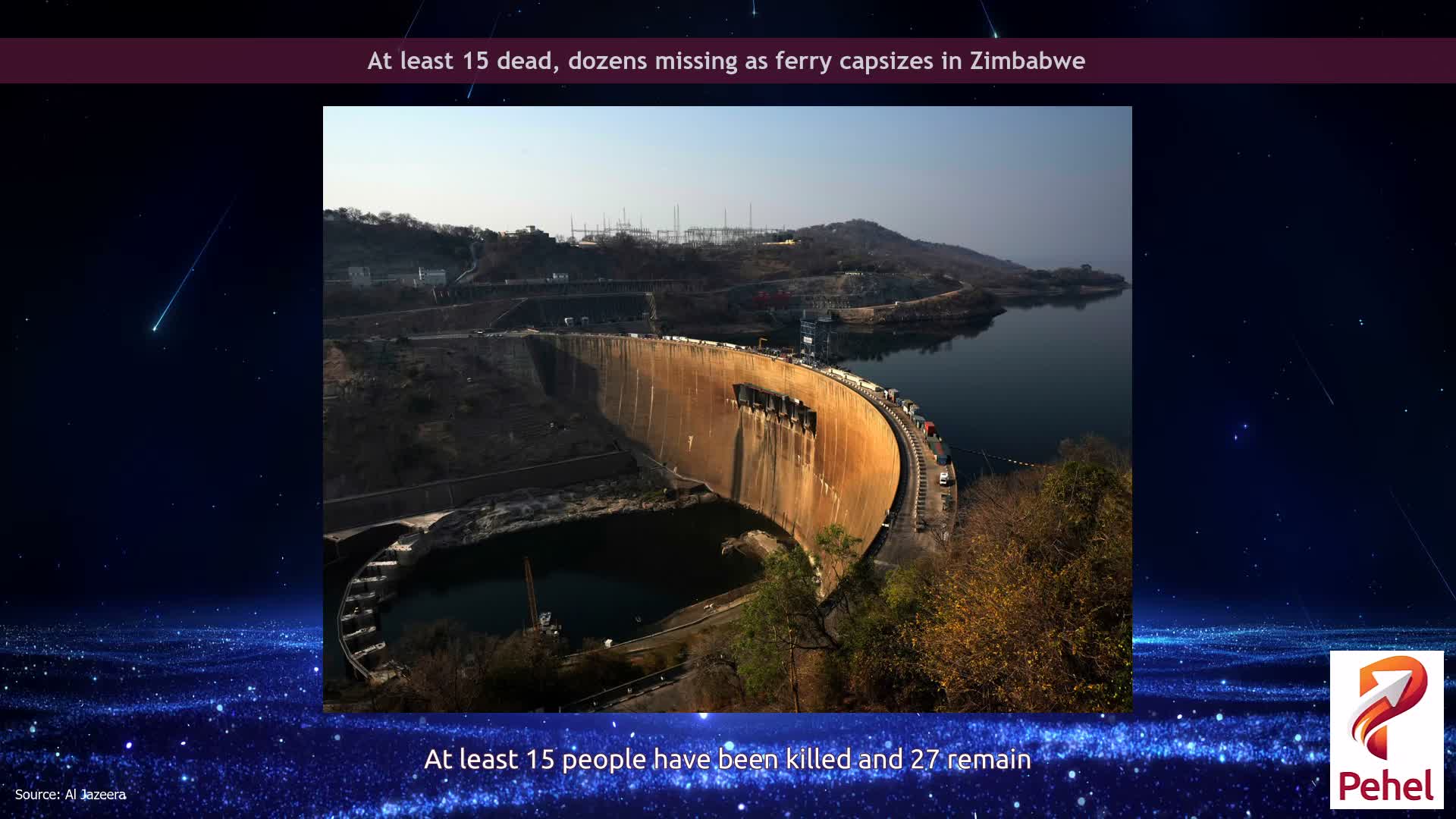 At least 15 dead, dozens missing as ferry capsizes in Zimbabwe