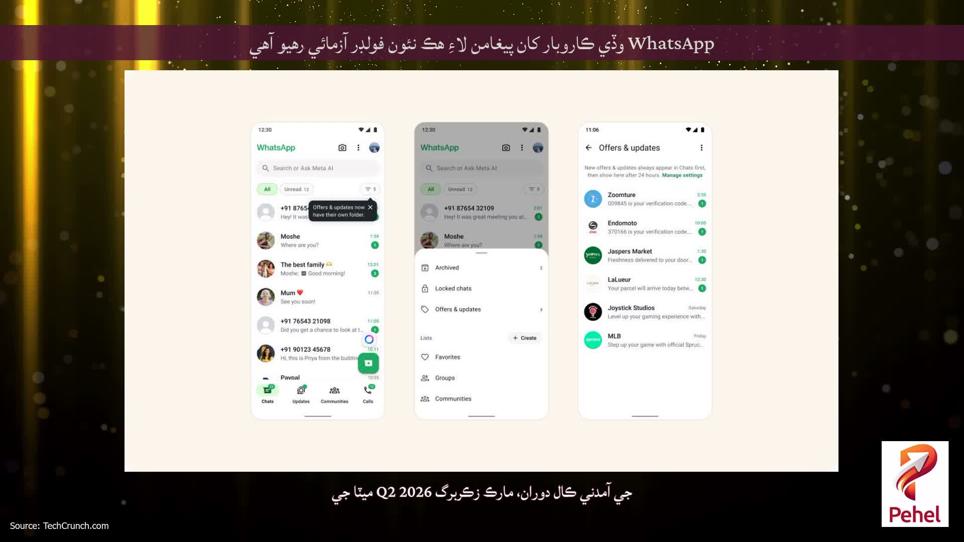 WhatsApp وڏي ڪاروبار کان پيغامن لاءِ هڪ نئون فولڊر آزمائي رهيو آهي
