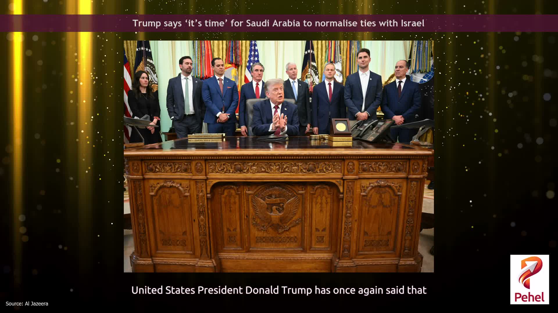 Trump says ‘it’s time’ for Saudi Arabia to normalise ties with Israel