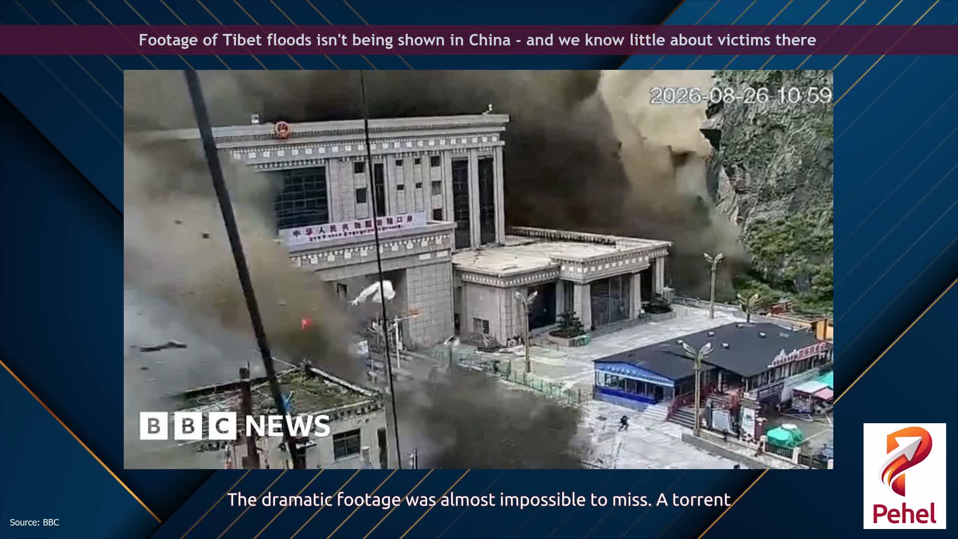Footage of Tibet floods isn't being shown in China - and we know little about victims there