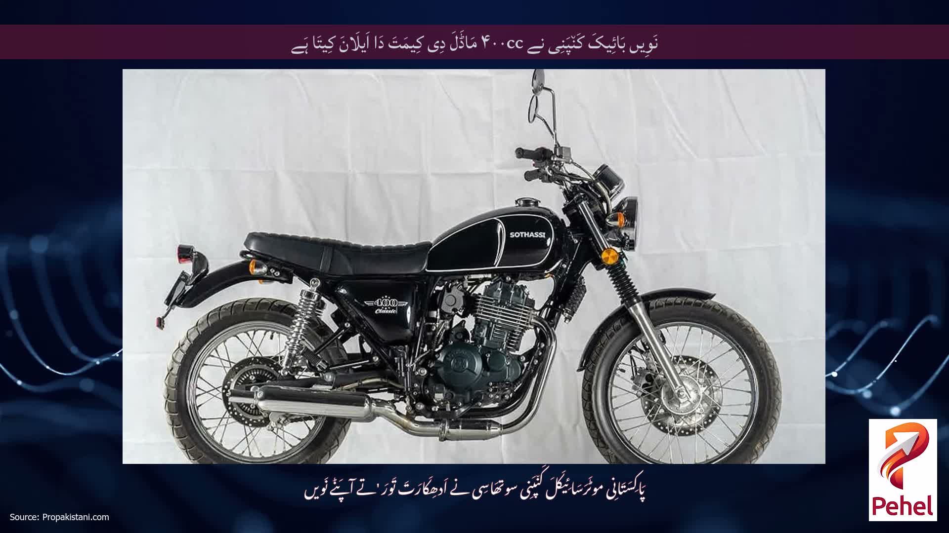 نَوِیں بَائِیکَ کَن٘پَنِی نے ۴۰۰cc مَاڈَلَ دِی کِیمَتَ دَا اَیلَانَ کِیتَا ہَے