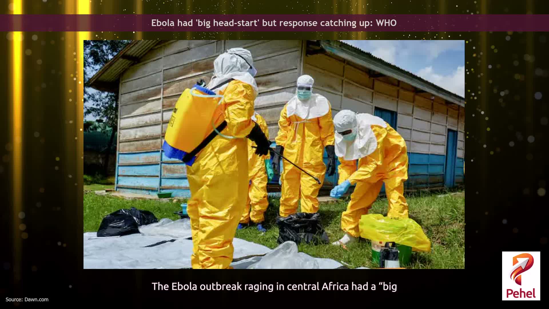 Ebola had 'big head-start' but response catching up: WHO