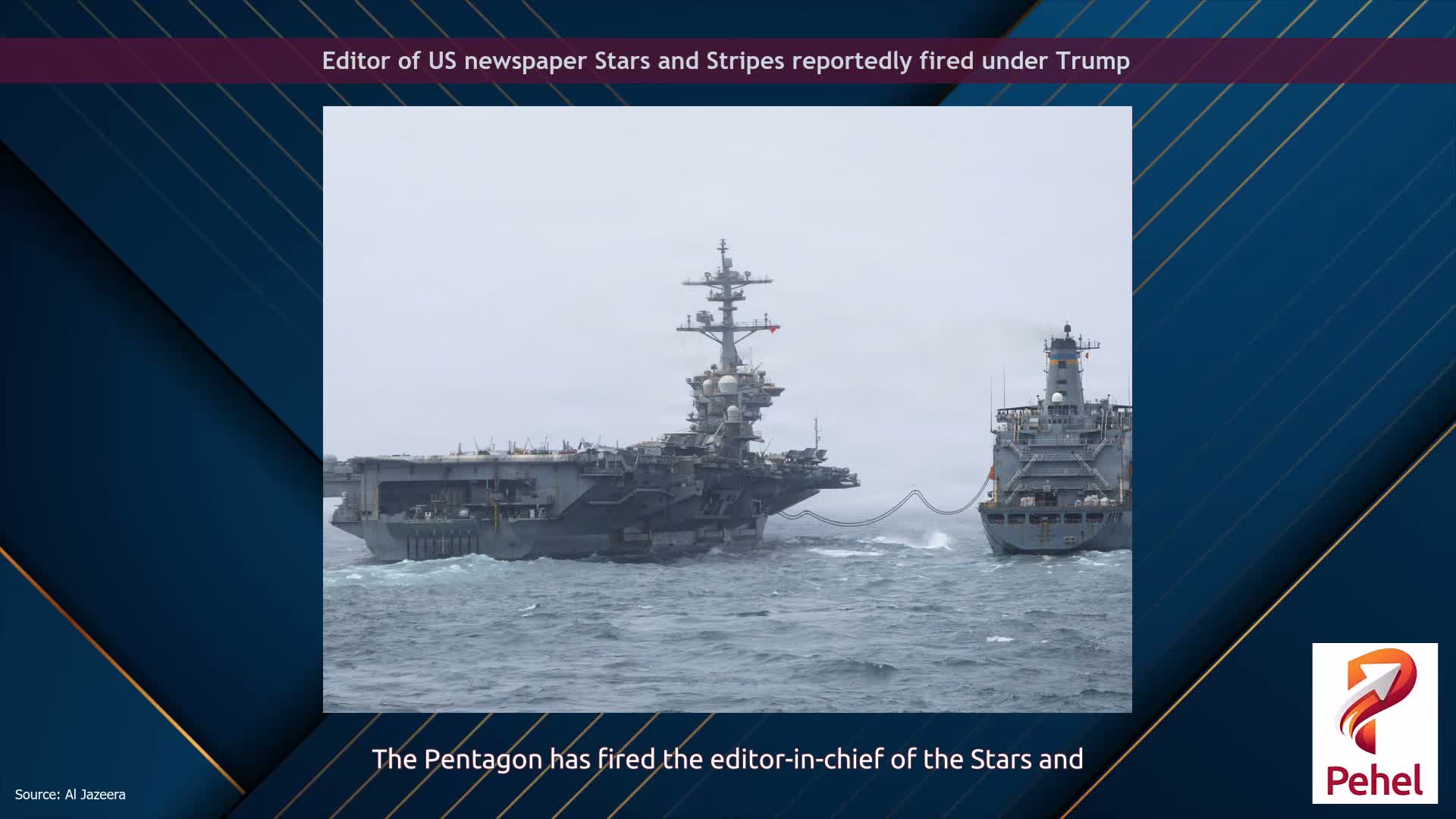 Editor of US newspaper Stars and Stripes reportedly fired under Trump