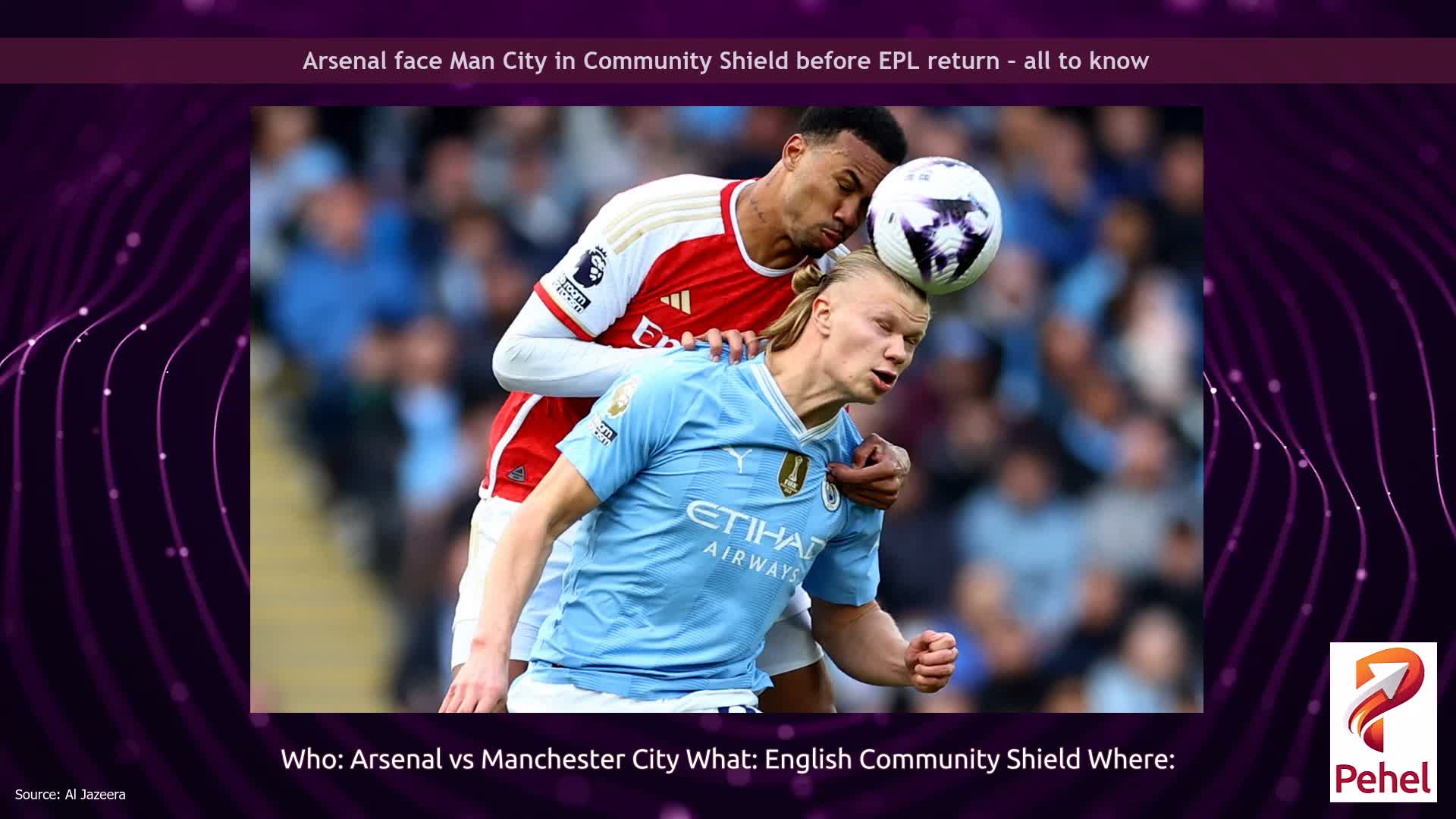 Arsenal face Man City in Community Shield before EPL return – all to know