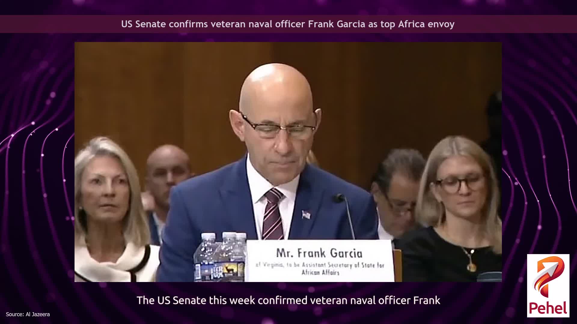 US Senate confirms veteran naval officer Frank Garcia as top Africa envoy