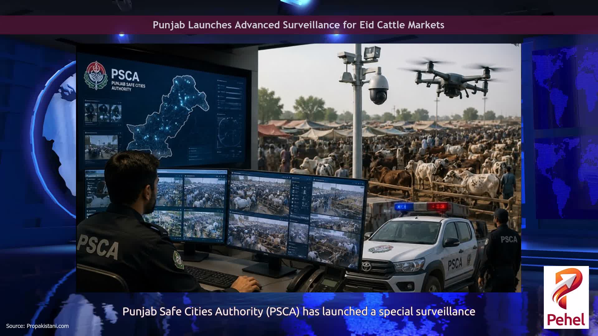 Punjab Launches Advanced Surveillance for Eid Cattle Markets