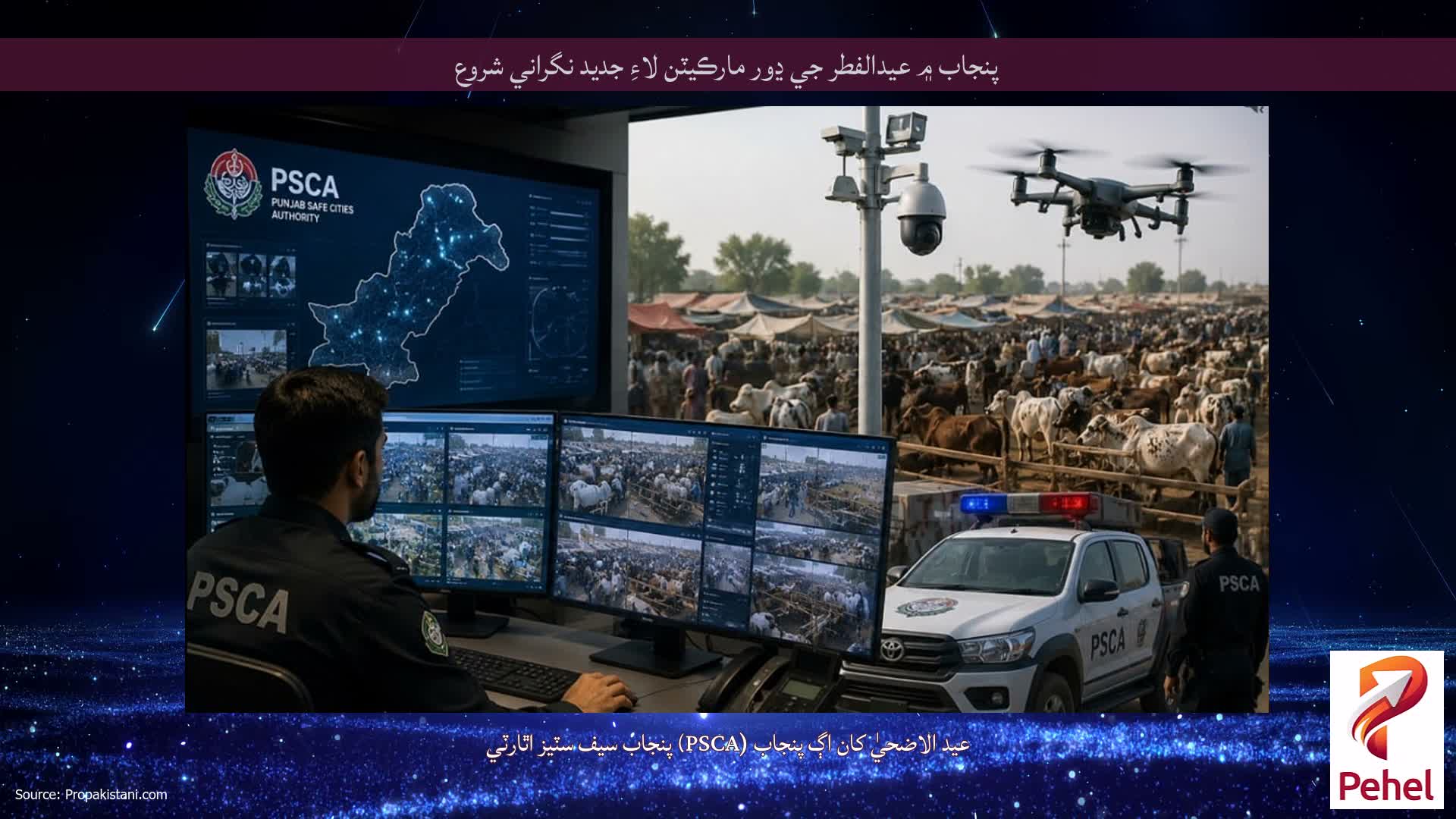 پنجاب ۾ عيدالفطر جي ڍور مارڪيٽن لاءِ جديد نگراني شروع