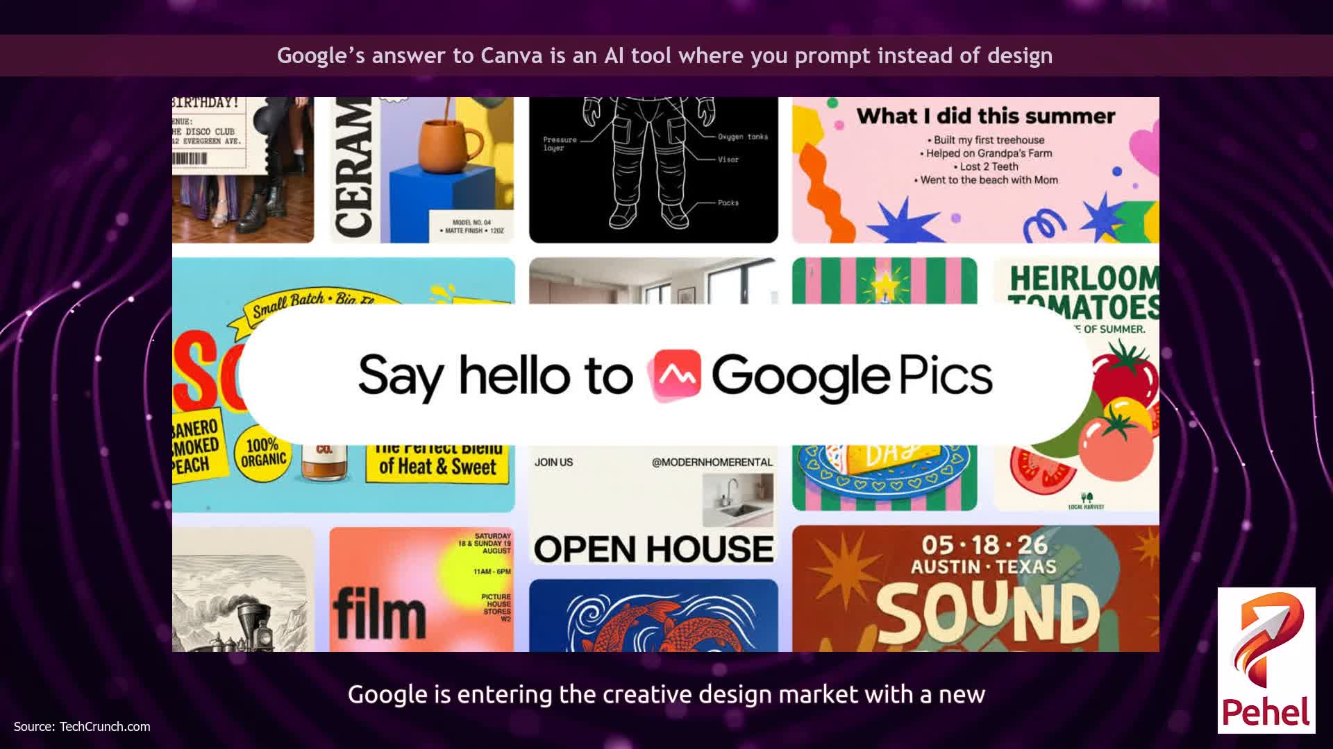 Google’s answer to Canva is an AI tool where you prompt instead of design