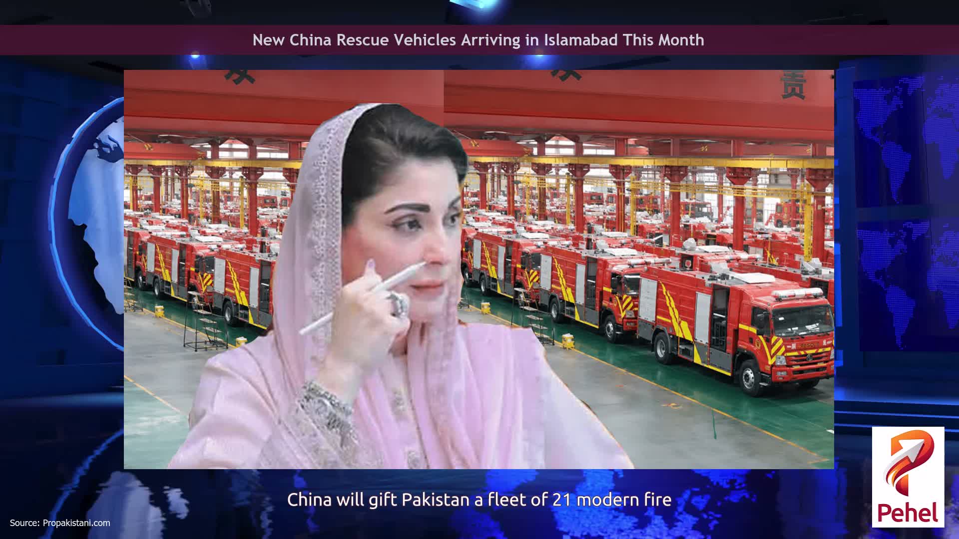 New China Rescue Vehicles Arriving in Islamabad This Month