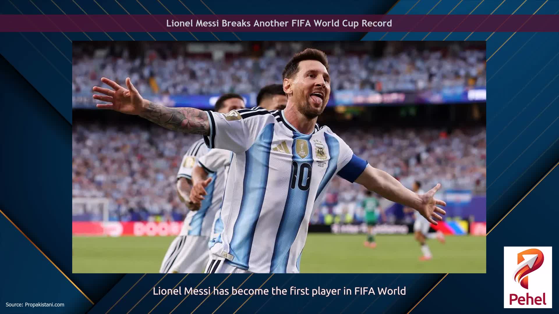 Lionel Messi Breaks Another FIFA World Cup Record