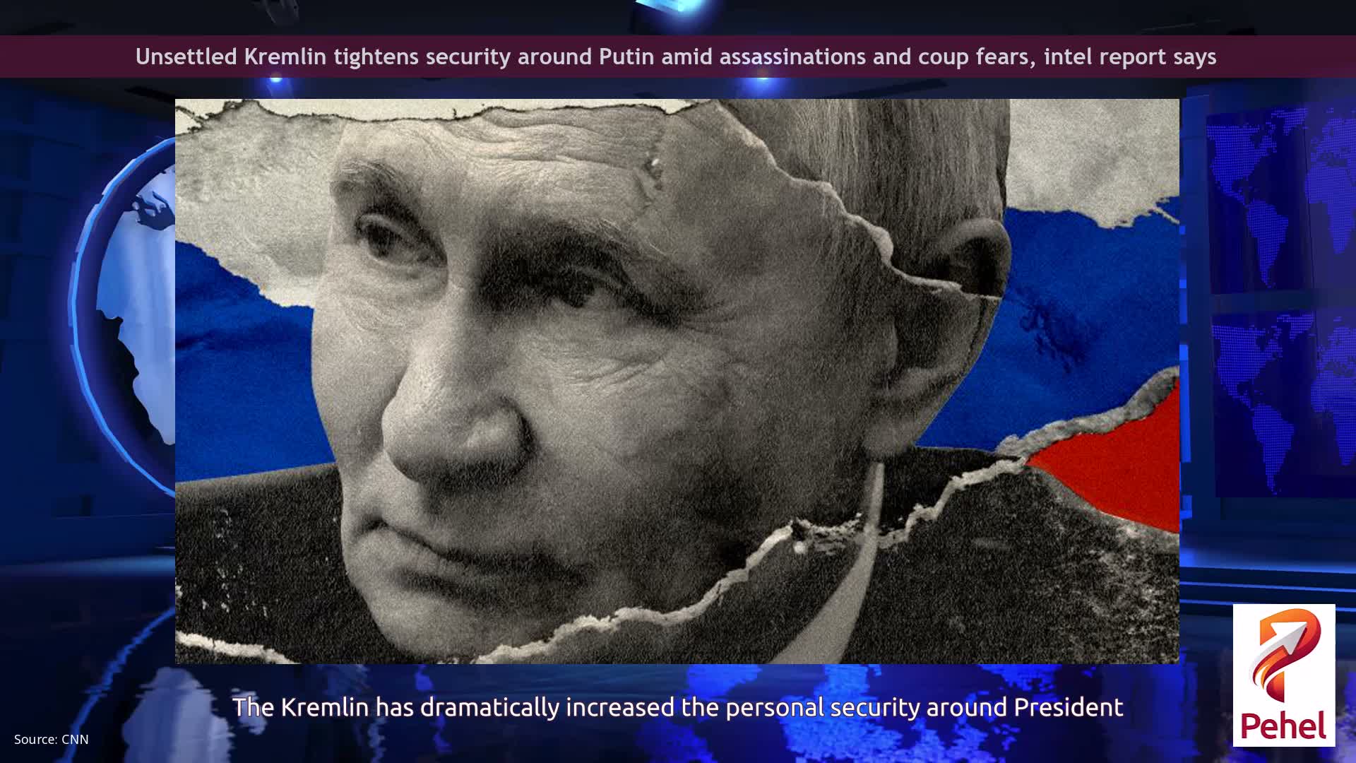 Unsettled Kremlin tightens security around Putin amid assassinations and coup fears, intel report says