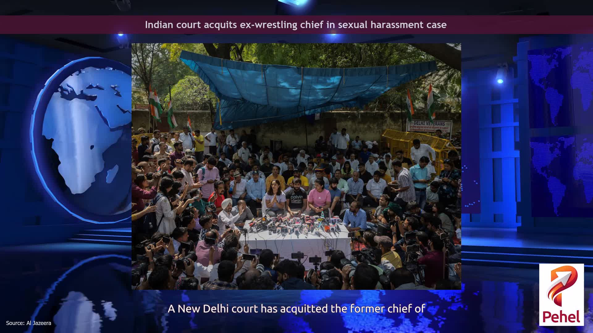Indian court acquits ex-wrestling chief in sexual harassment case