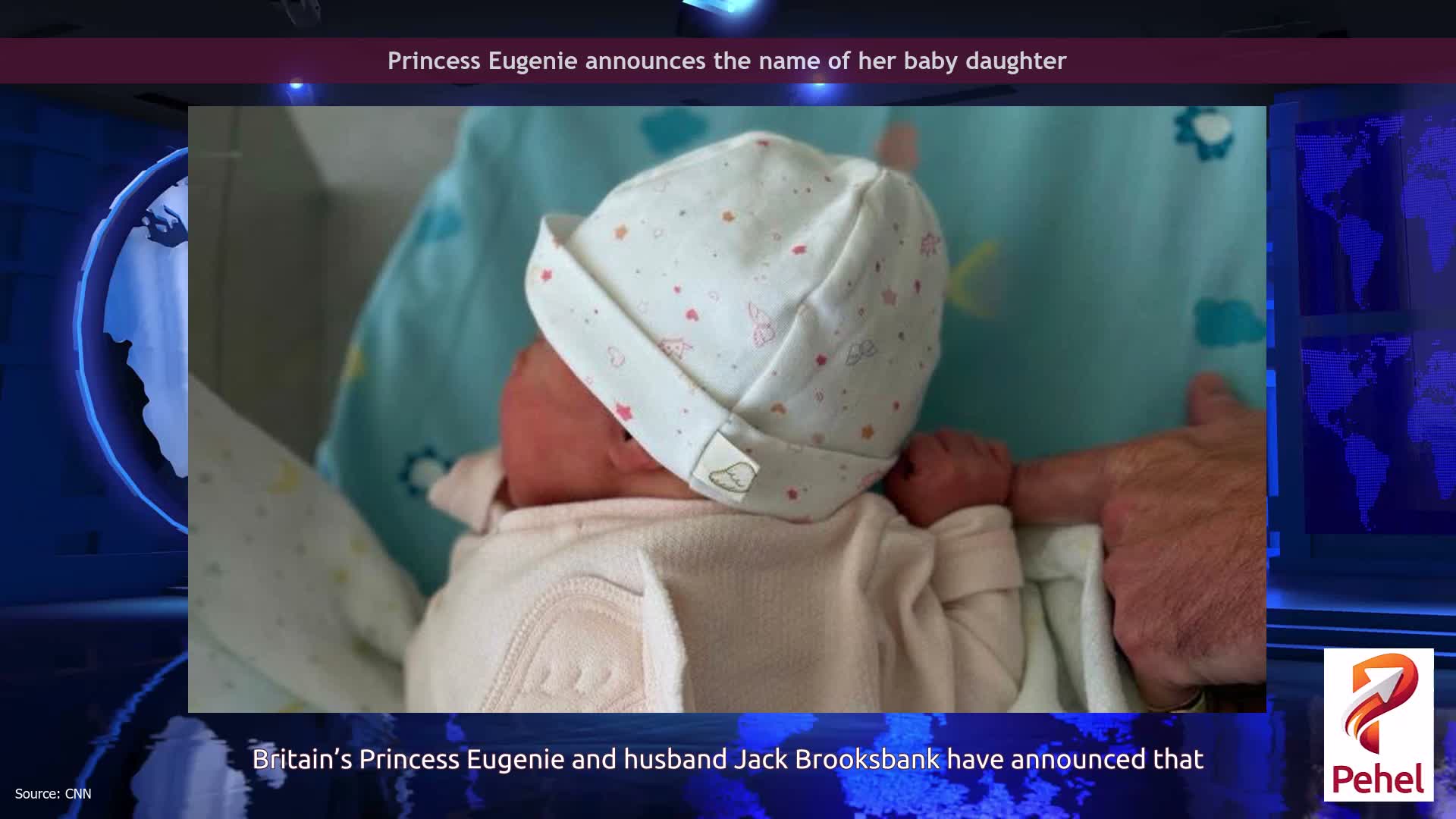Princess Eugenie announces the name of her baby daughter
