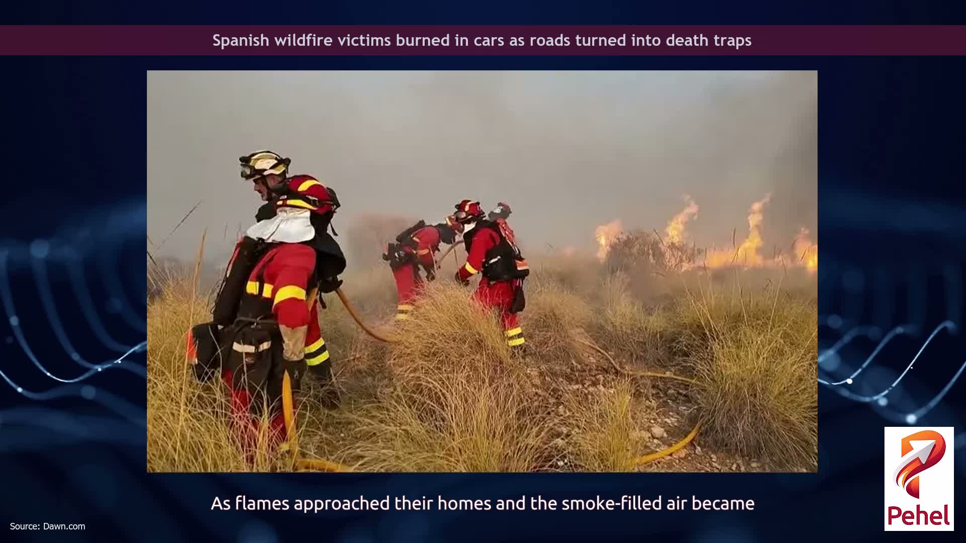 Spanish wildfire victims burned in cars as roads turned into death traps