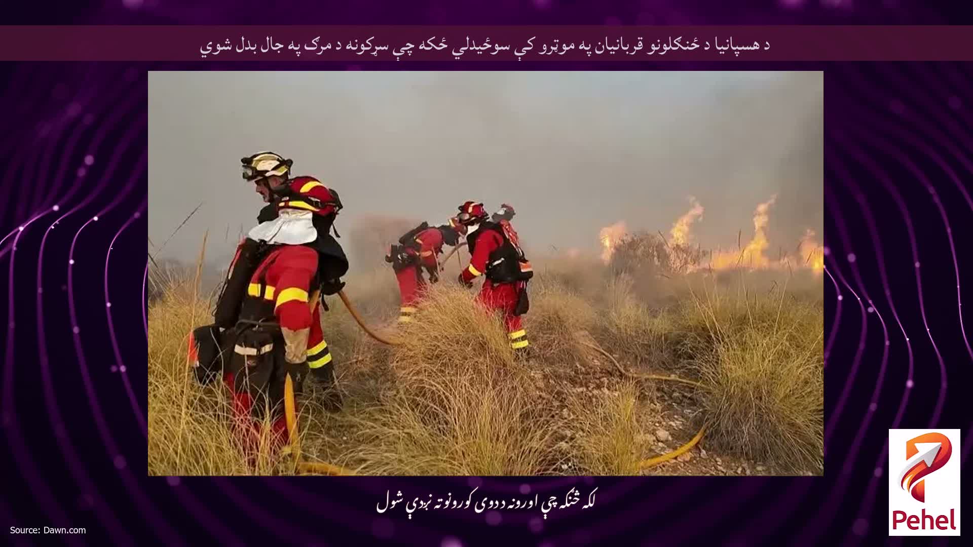 د هسپانیا د ځنګلونو قربانیان په موټرو کې سوځیدلي ځکه چې سړکونه د مرګ په جال بدل شوي