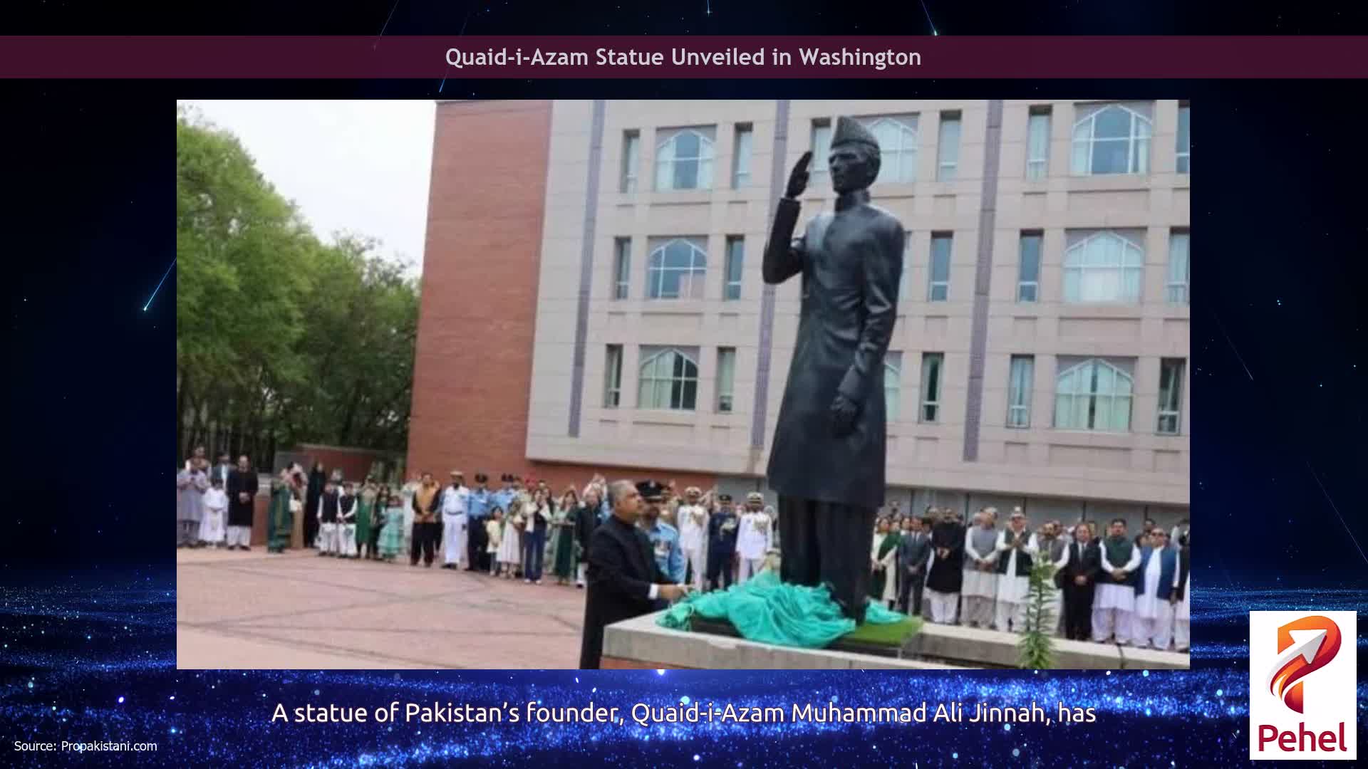 Quaid-i-Azam Statue Unveiled in Washington