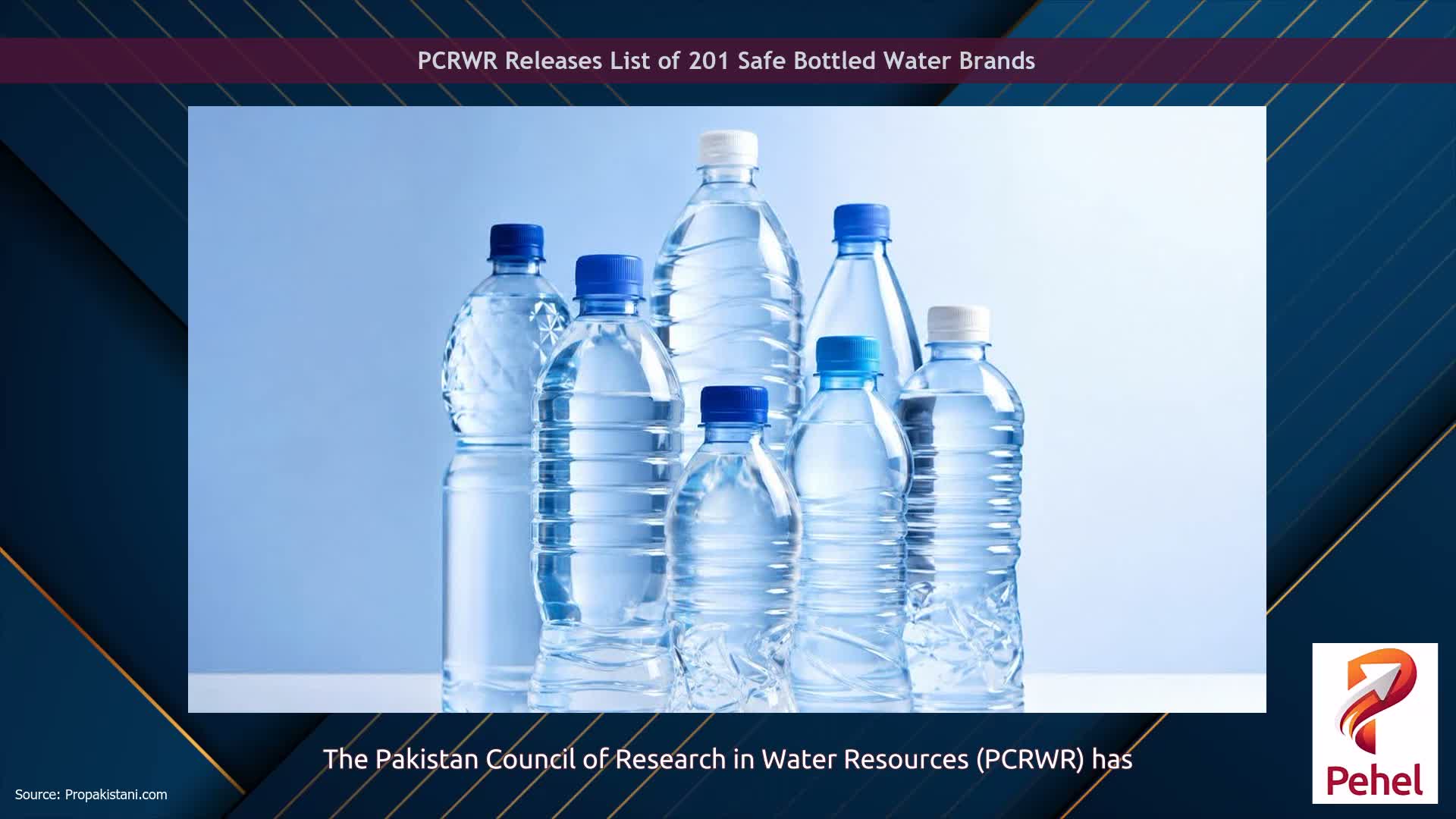 PCRWR Releases List of 201 Safe Bottled Water Brands