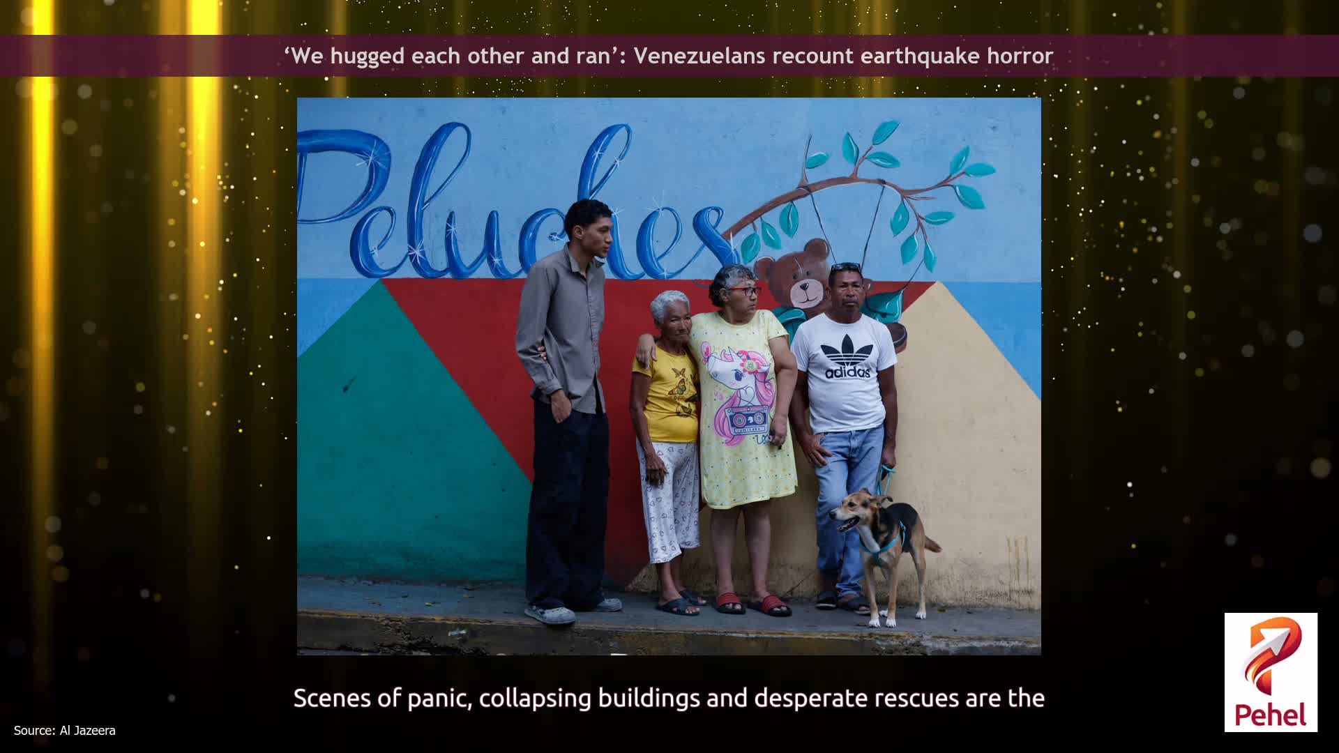 ‘We hugged each other and ran’: Venezuelans recount earthquake horror