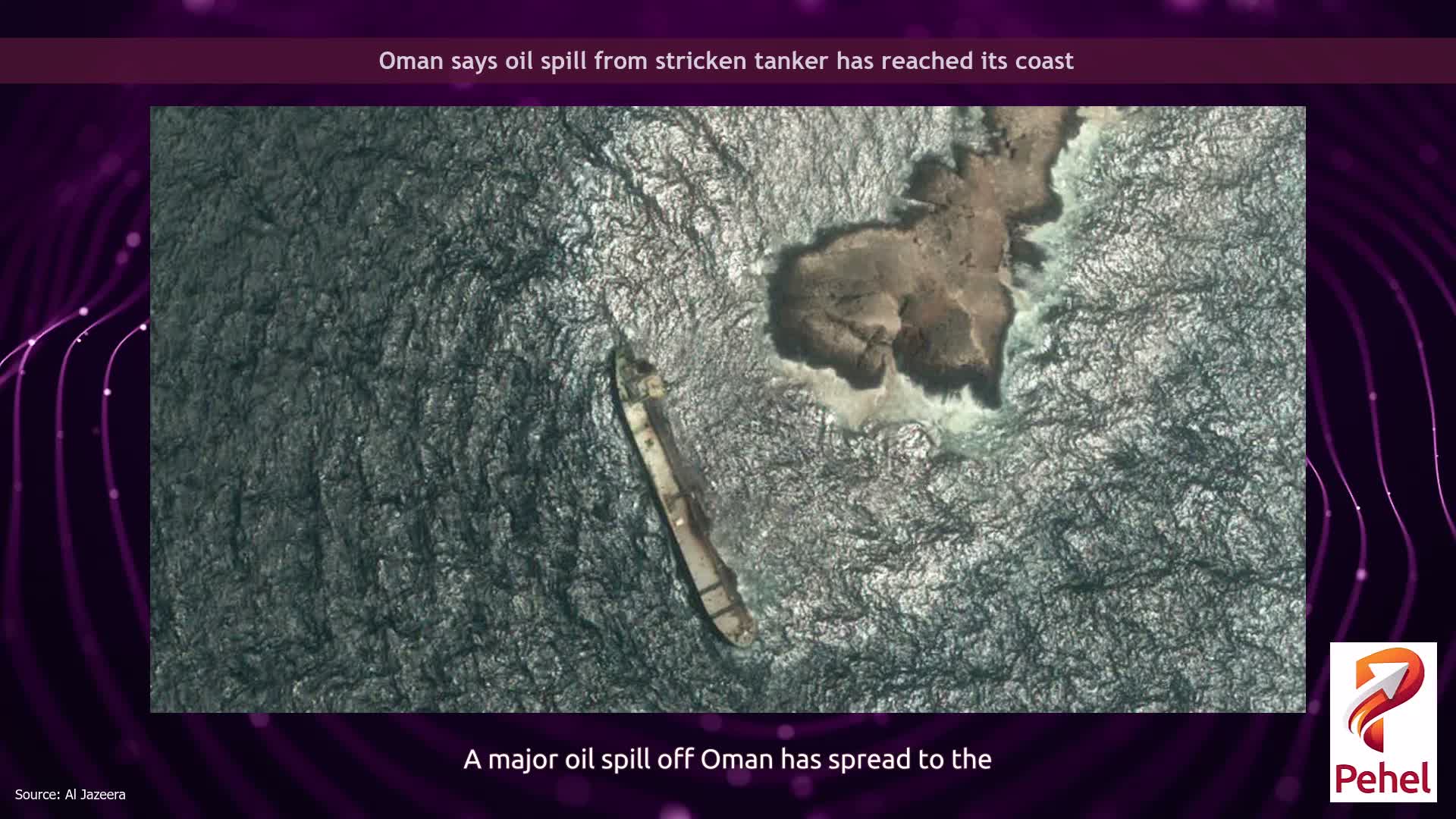Oman says oil spill from stricken tanker has reached its coast