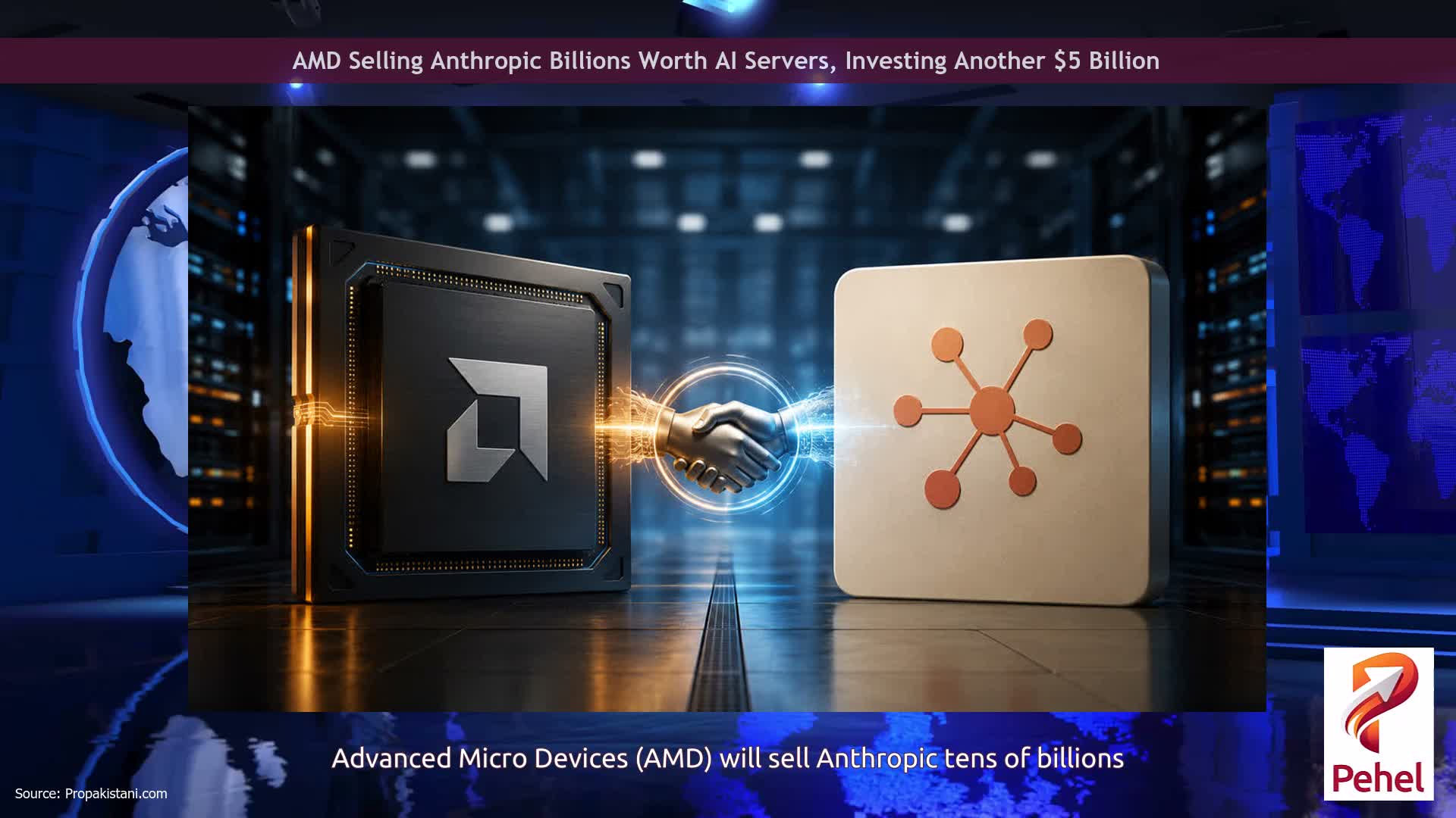 AMD Selling Anthropic Billions Worth AI Servers, Investing Another $5 Billion