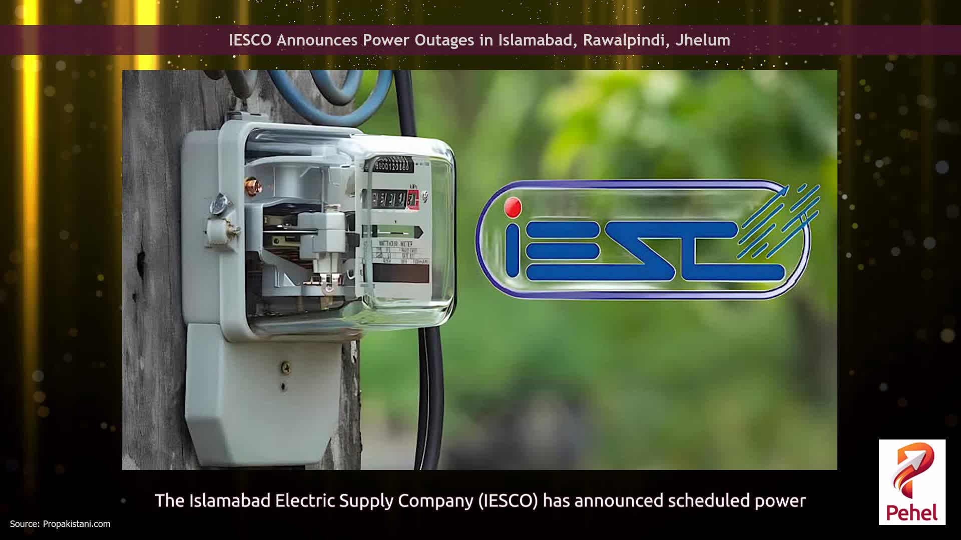 IESCO Announces Power Outages in Islamabad, Rawalpindi, Jhelum