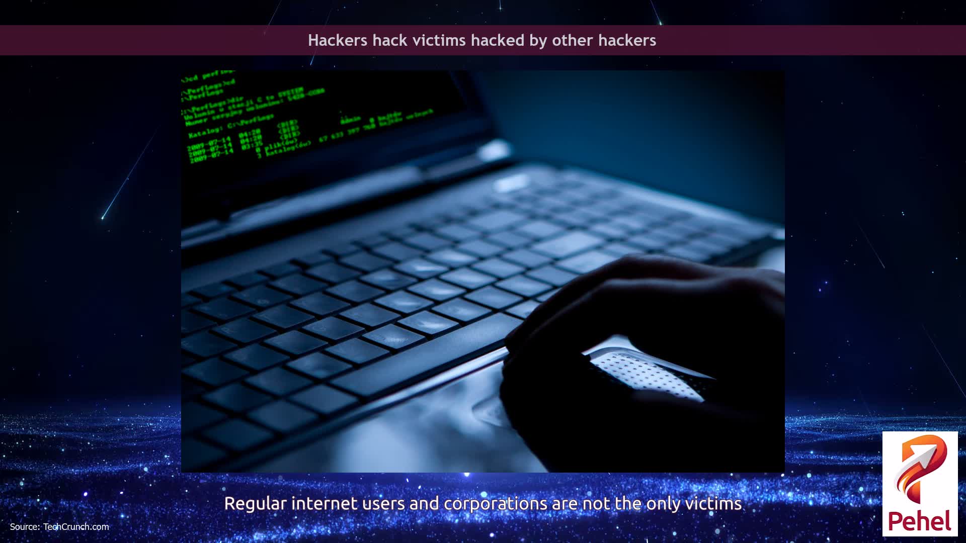 Hackers hack victims hacked by other hackers
