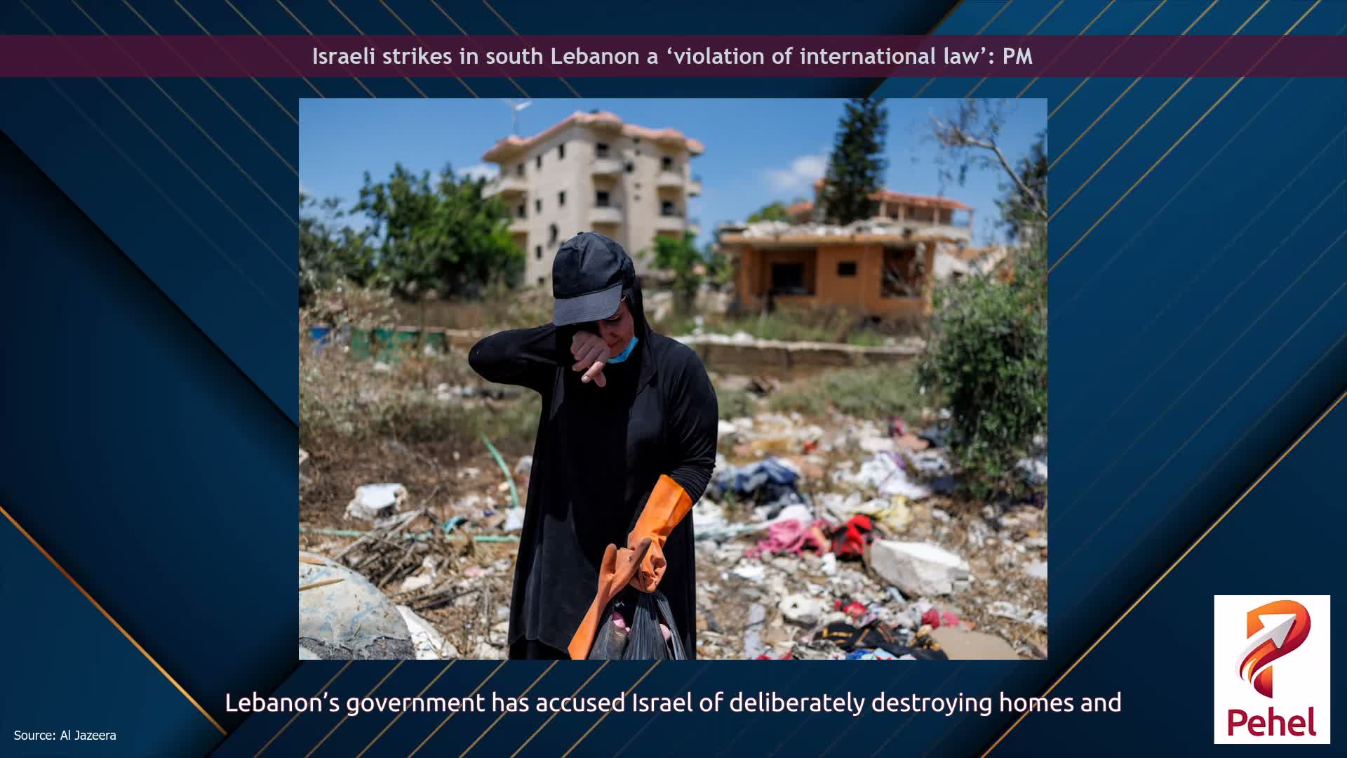 Israeli strikes in south Lebanon a ‘violation of international law’: PM