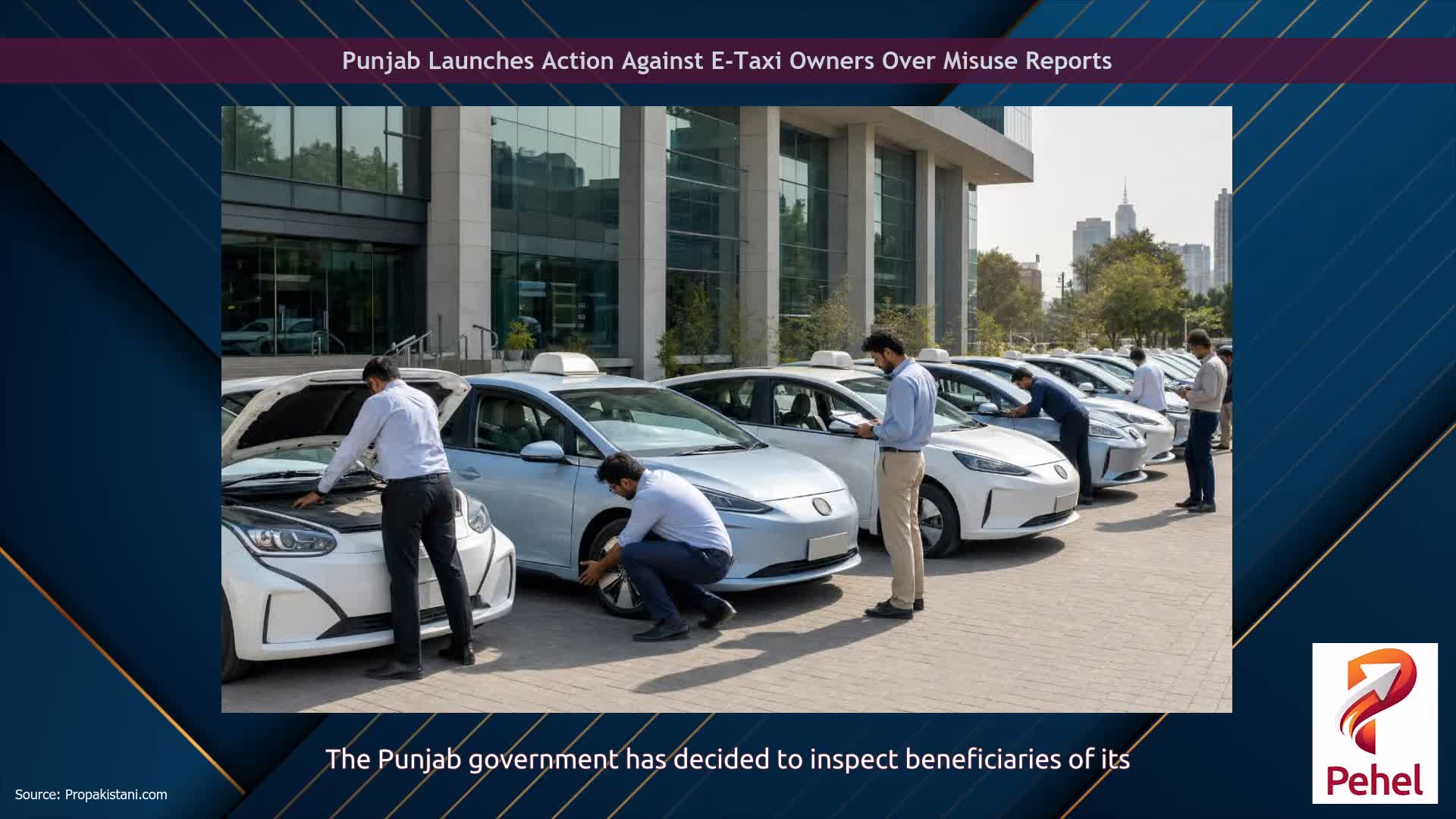 Punjab Launches Action Against E-Taxi Owners Over Misuse Reports
