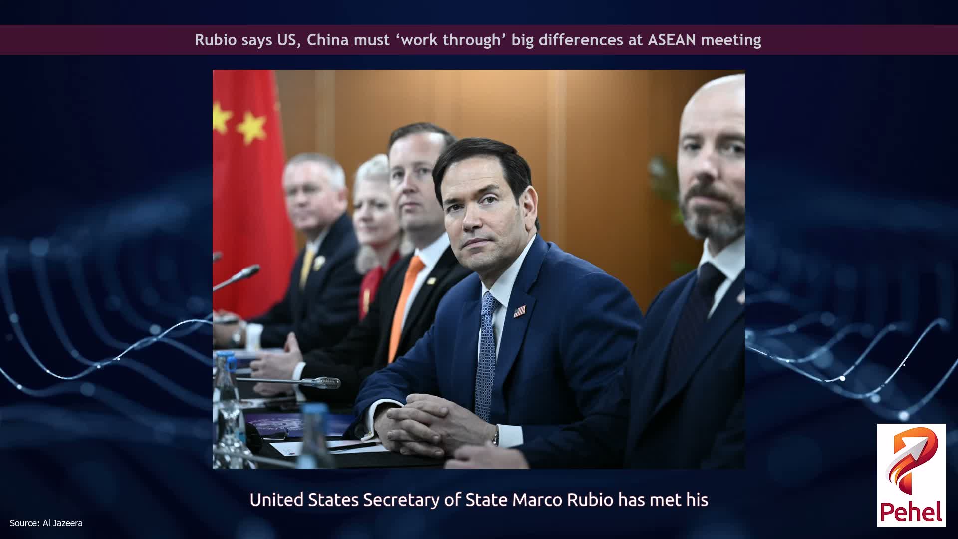 Rubio says US, China must ‘work through’ big differences at ASEAN meeting