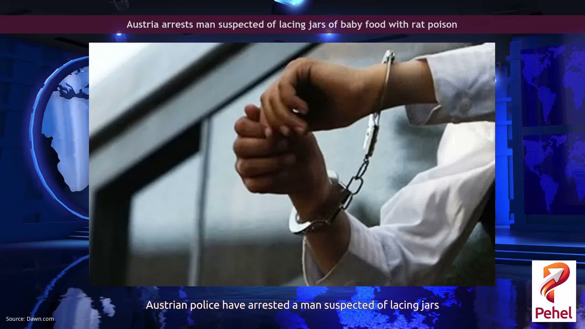 Austria arrests man suspected of lacing jars of baby food with rat poison
