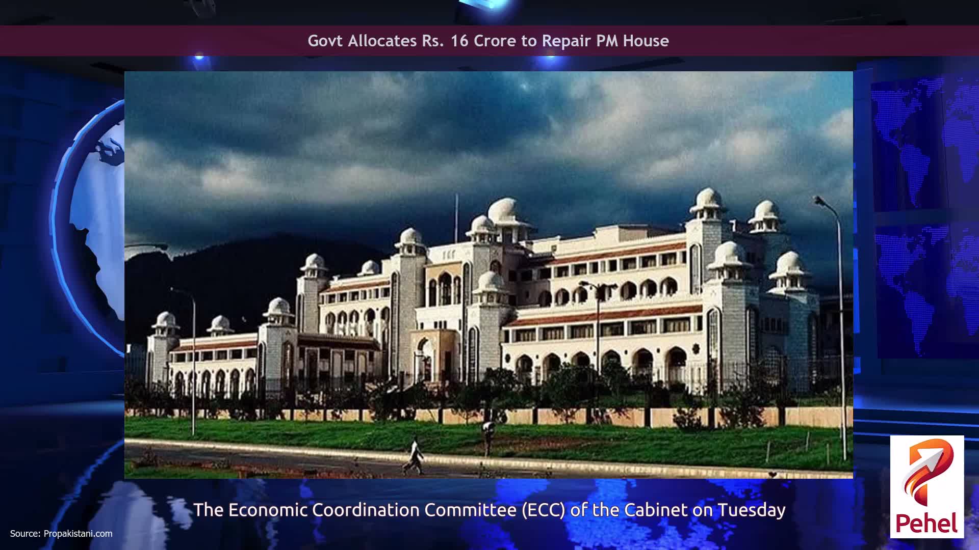 Govt Allocates Rs. 16 Crore to Repair PM House