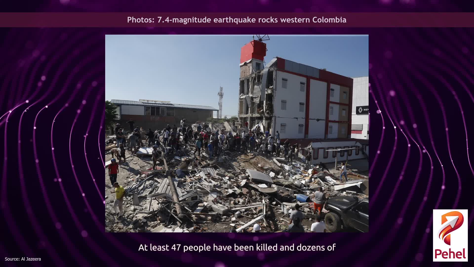 Photos: 7.4-magnitude earthquake rocks western Colombia