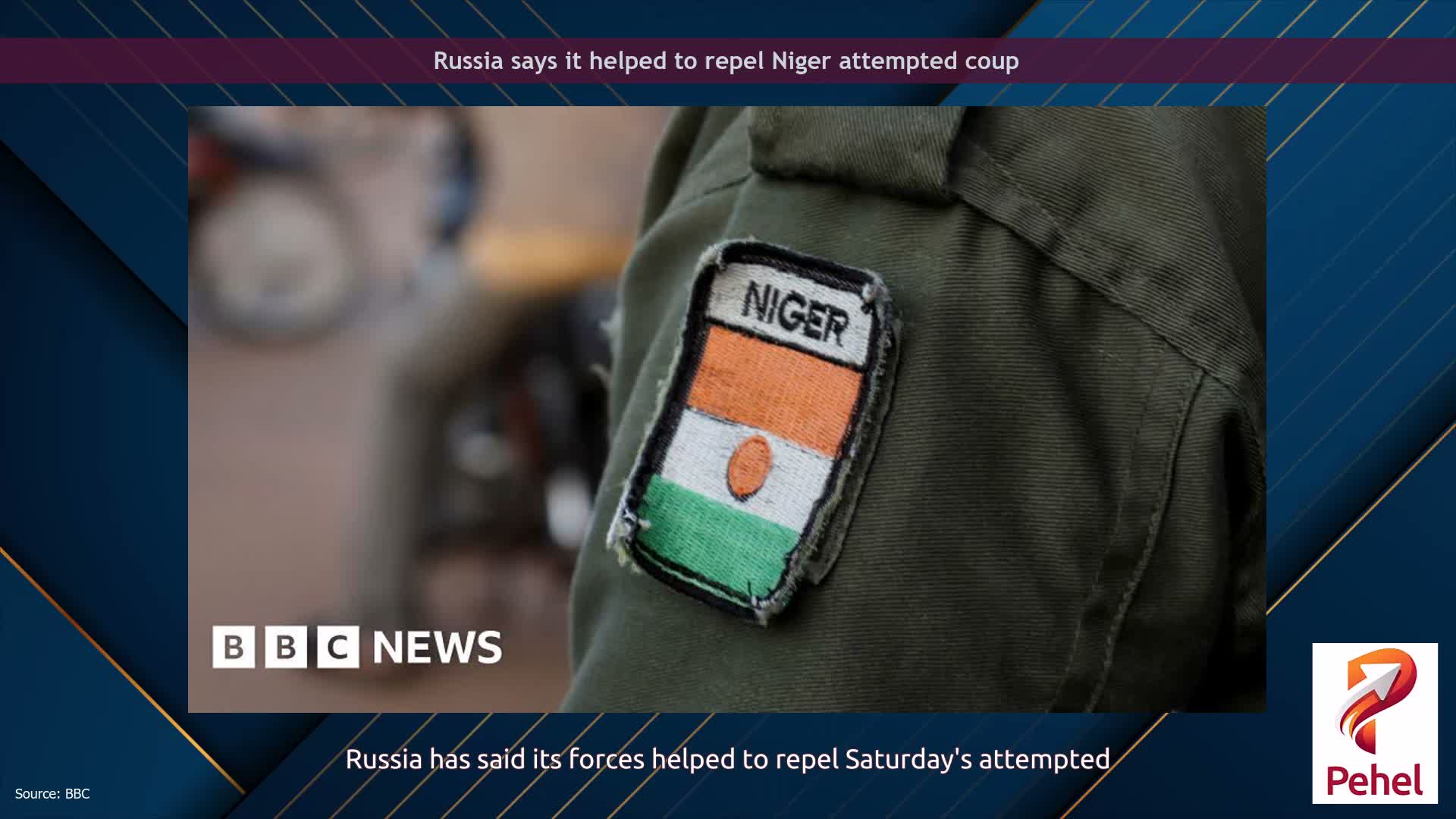 Russia says it helped to repel Niger attempted coup