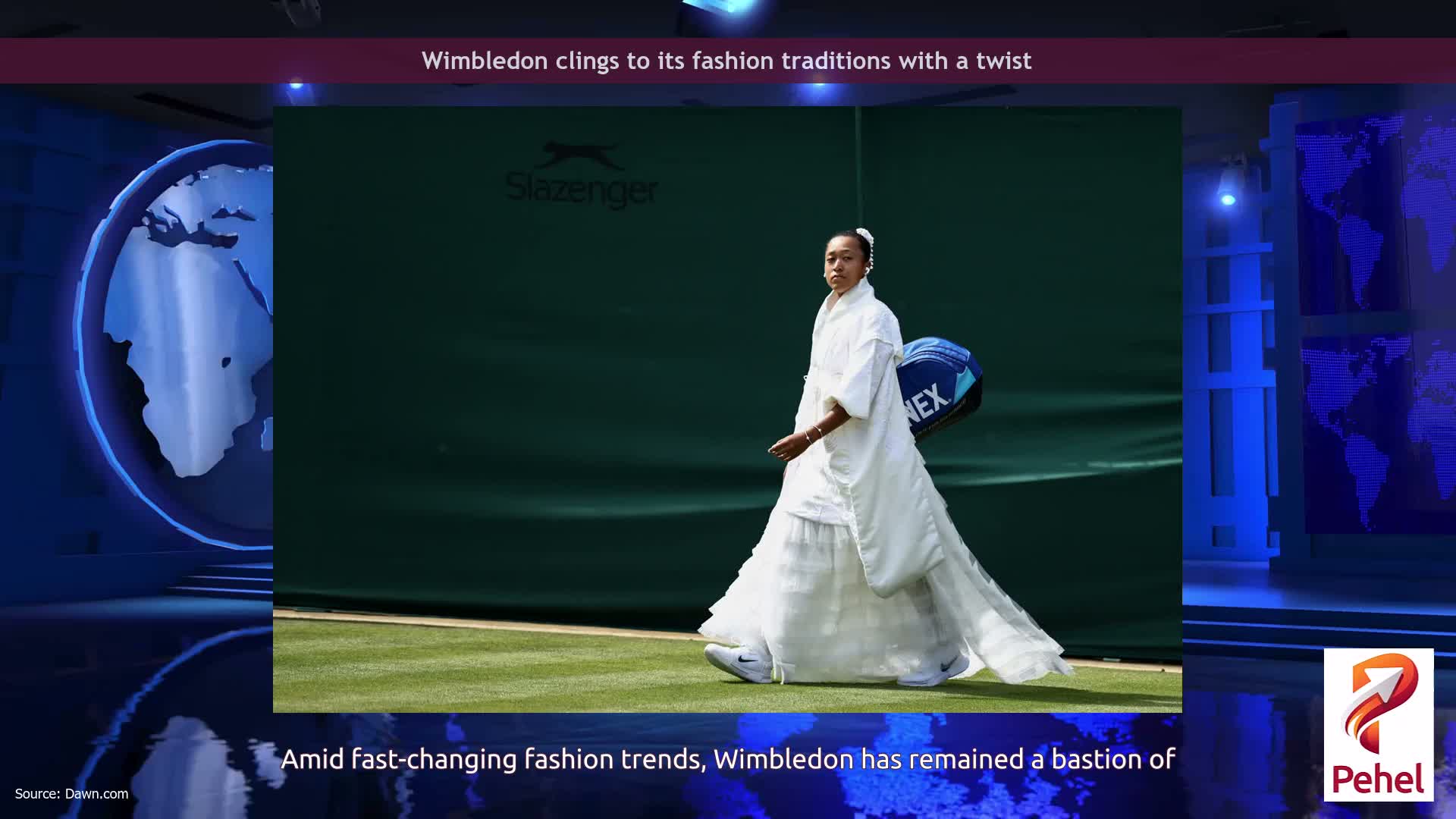 Wimbledon clings to its fashion traditions with a twist