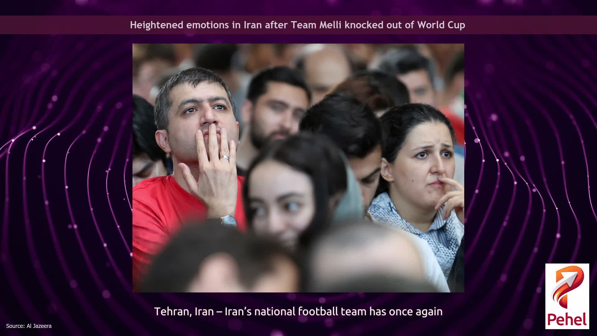 Heightened emotions in Iran after Team Melli knocked out of World Cup
