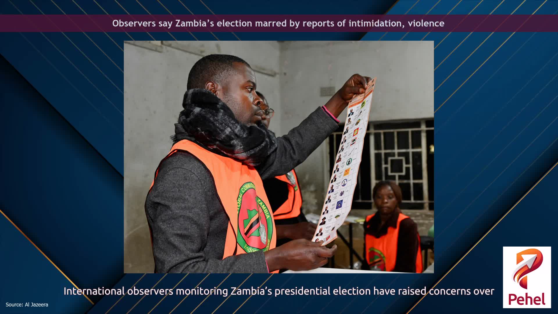 Observers say Zambia’s election marred by reports of intimidation, violence