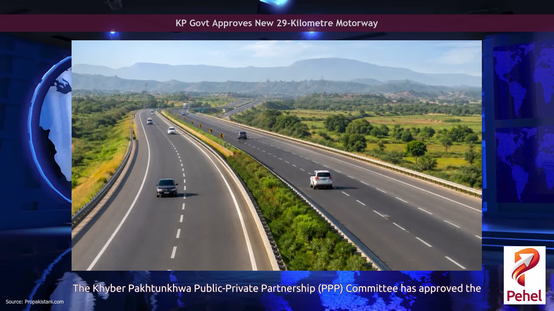 KP Govt Approves New 29-Kilometre Motorway