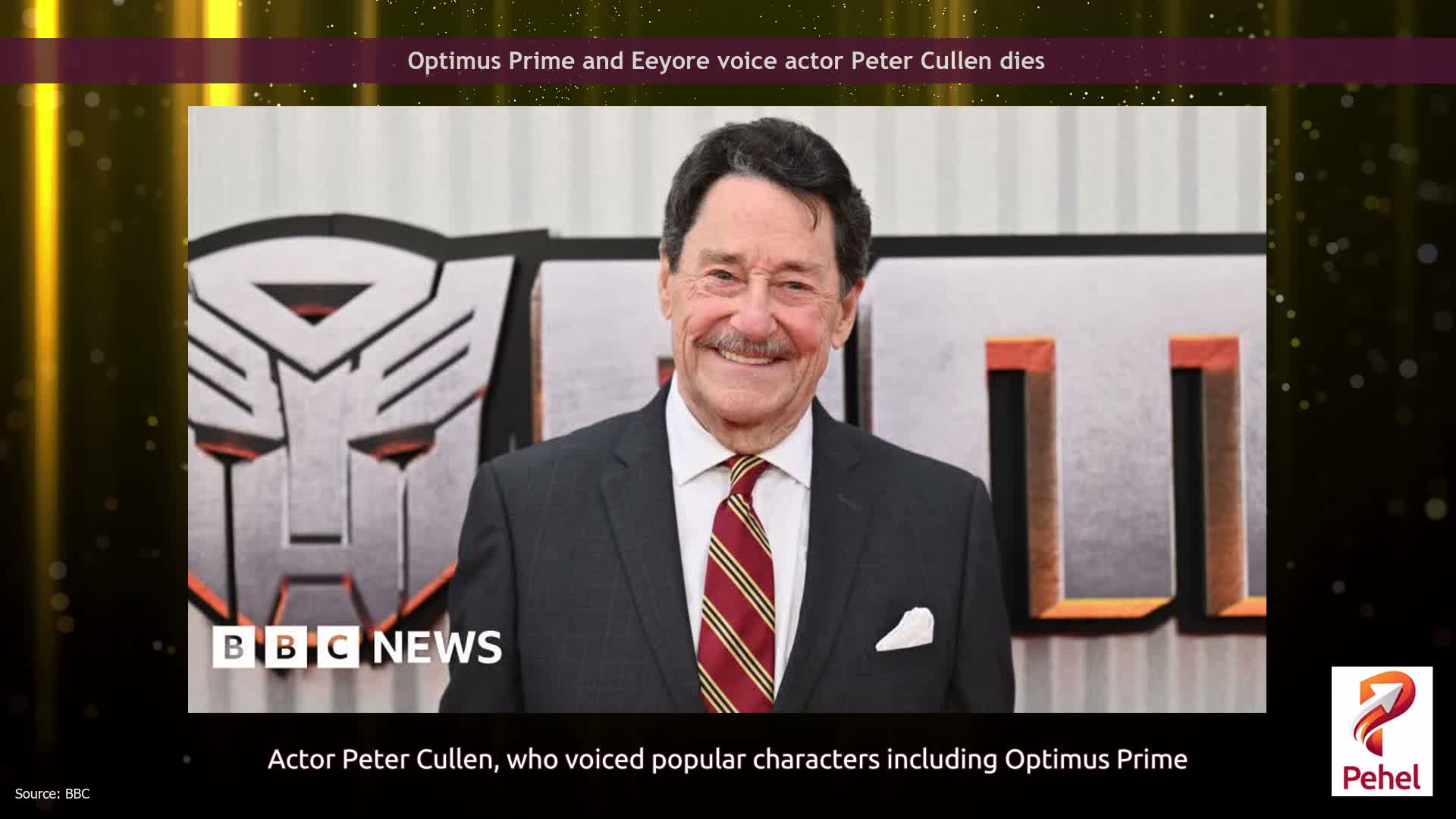 Optimus Prime and Eeyore voice actor Peter Cullen dies