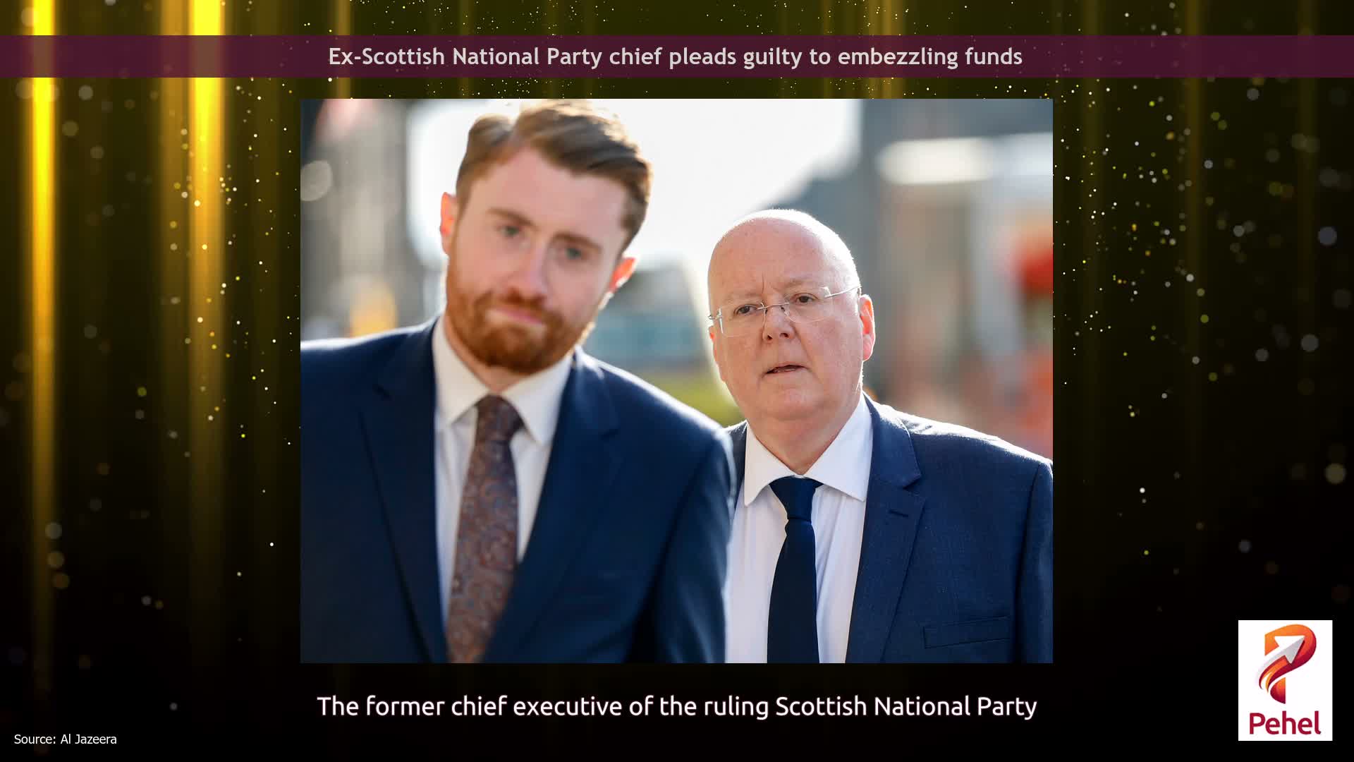 Ex-Scottish National Party chief pleads guilty to embezzling funds
