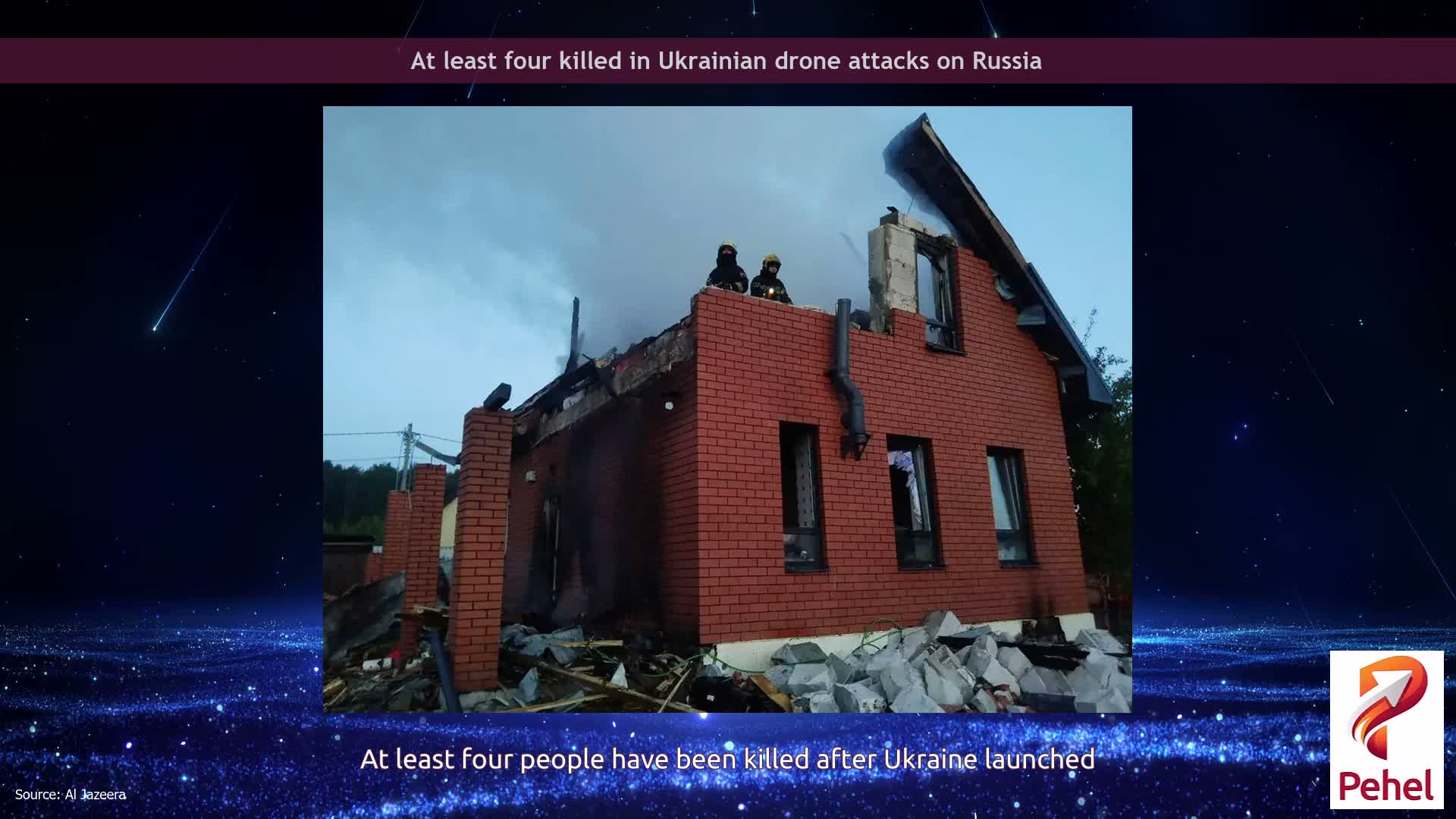 At least four killed in Ukrainian drone attacks on Russia