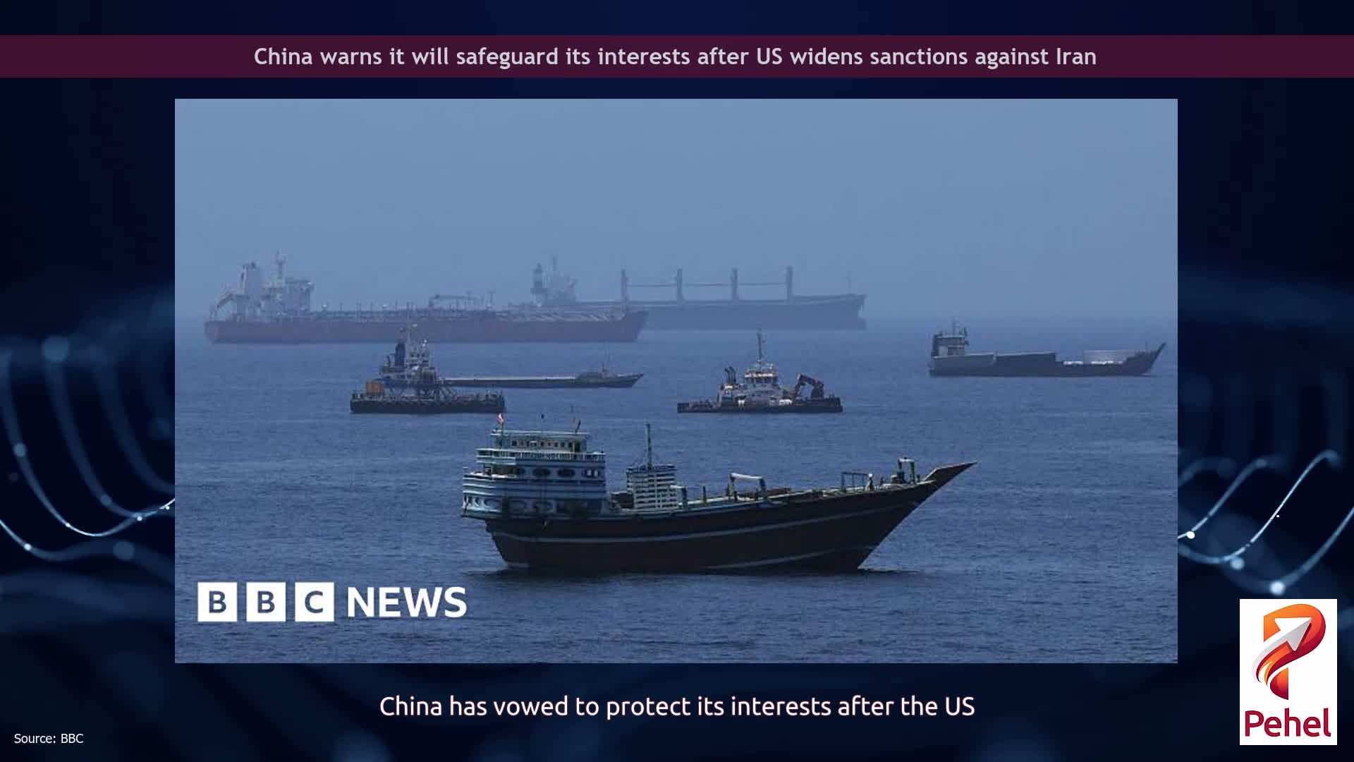 China warns it will safeguard its interests after US widens sanctions against Iran