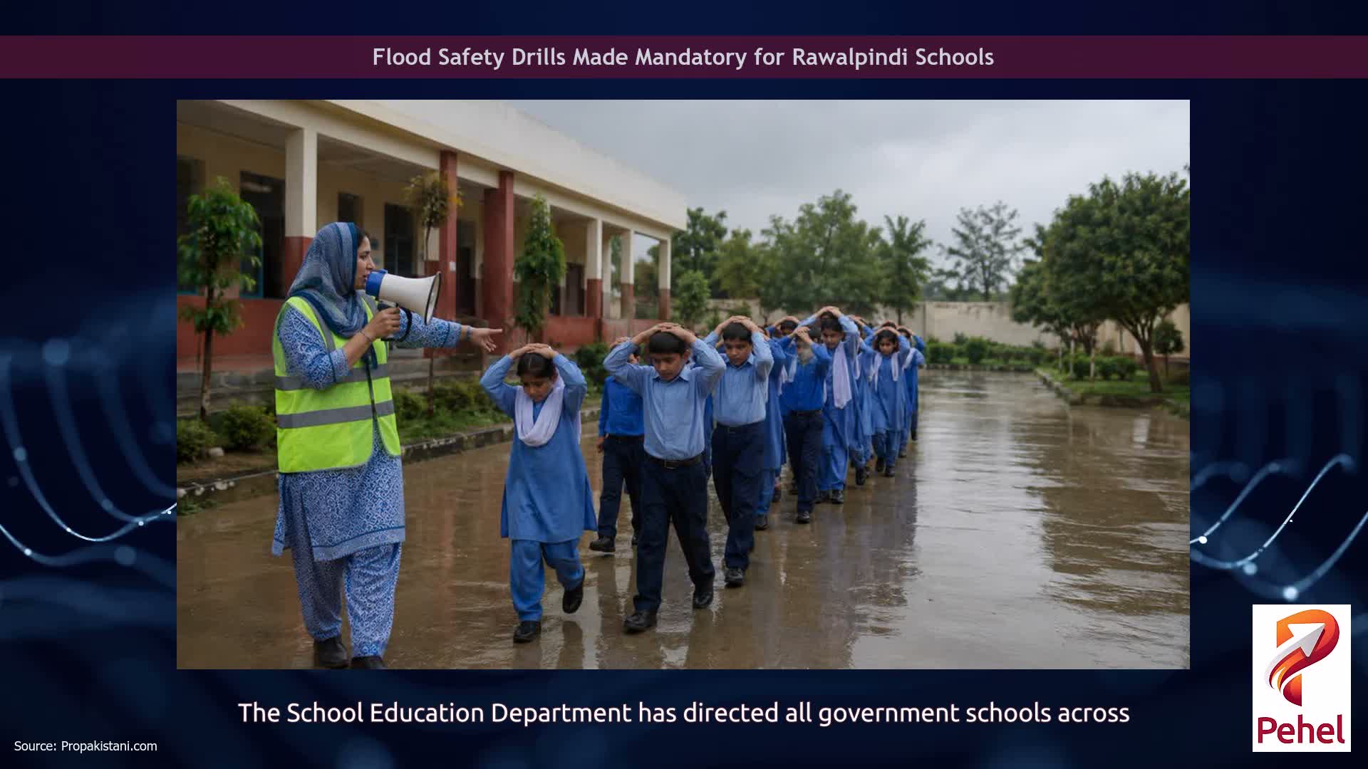 Flood Safety Drills Made Mandatory for Rawalpindi Schools