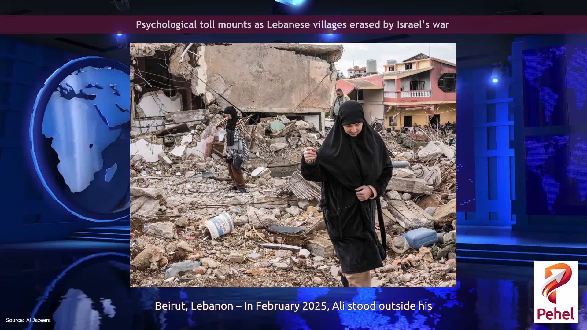 Psychological toll mounts as Lebanese villages erased by Israel’s war
