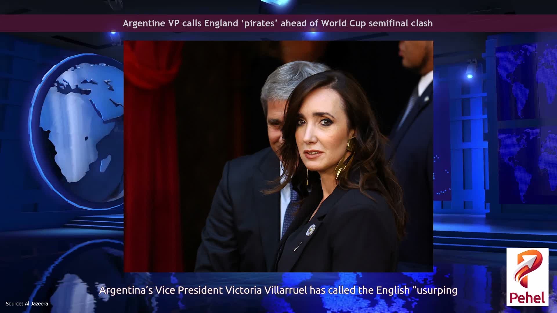 Argentine VP calls England ‘pirates’ ahead of World Cup semifinal clash