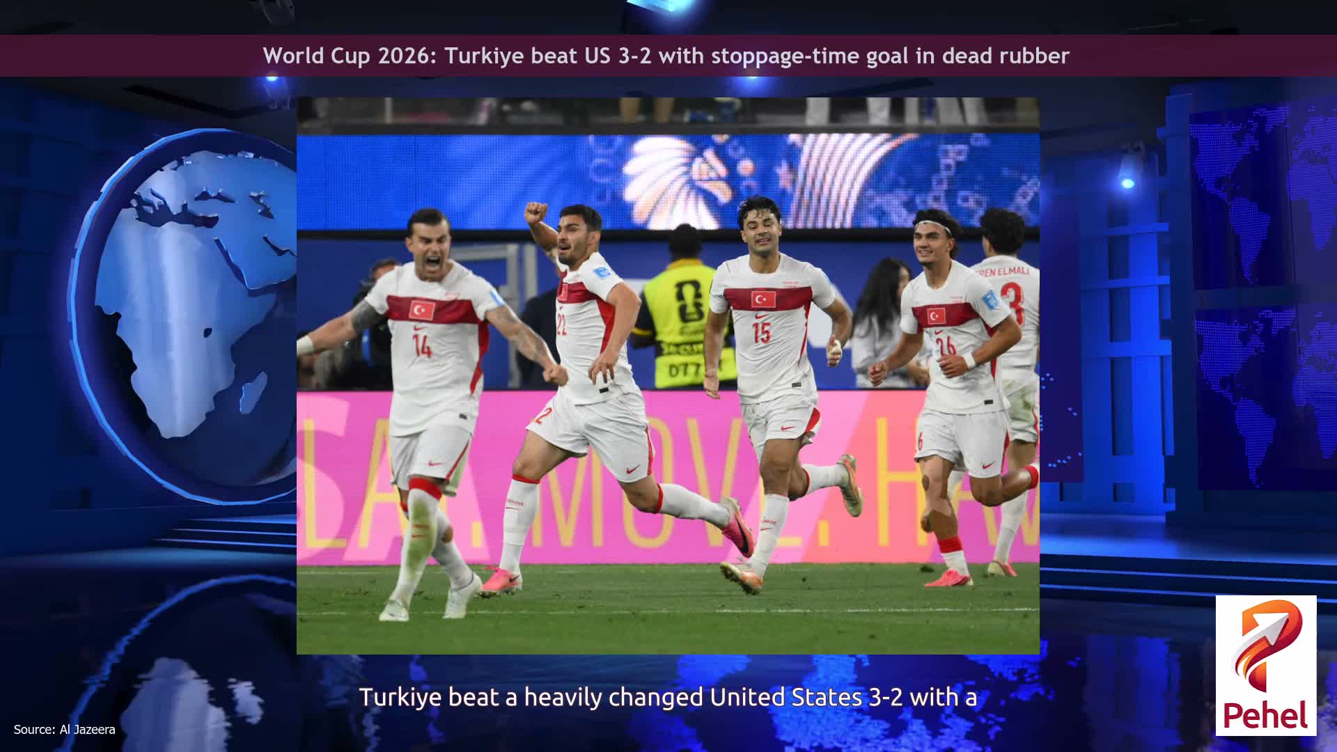 World Cup 2026: Turkiye beat US 3-2 with stoppage-time goal in dead rubber
