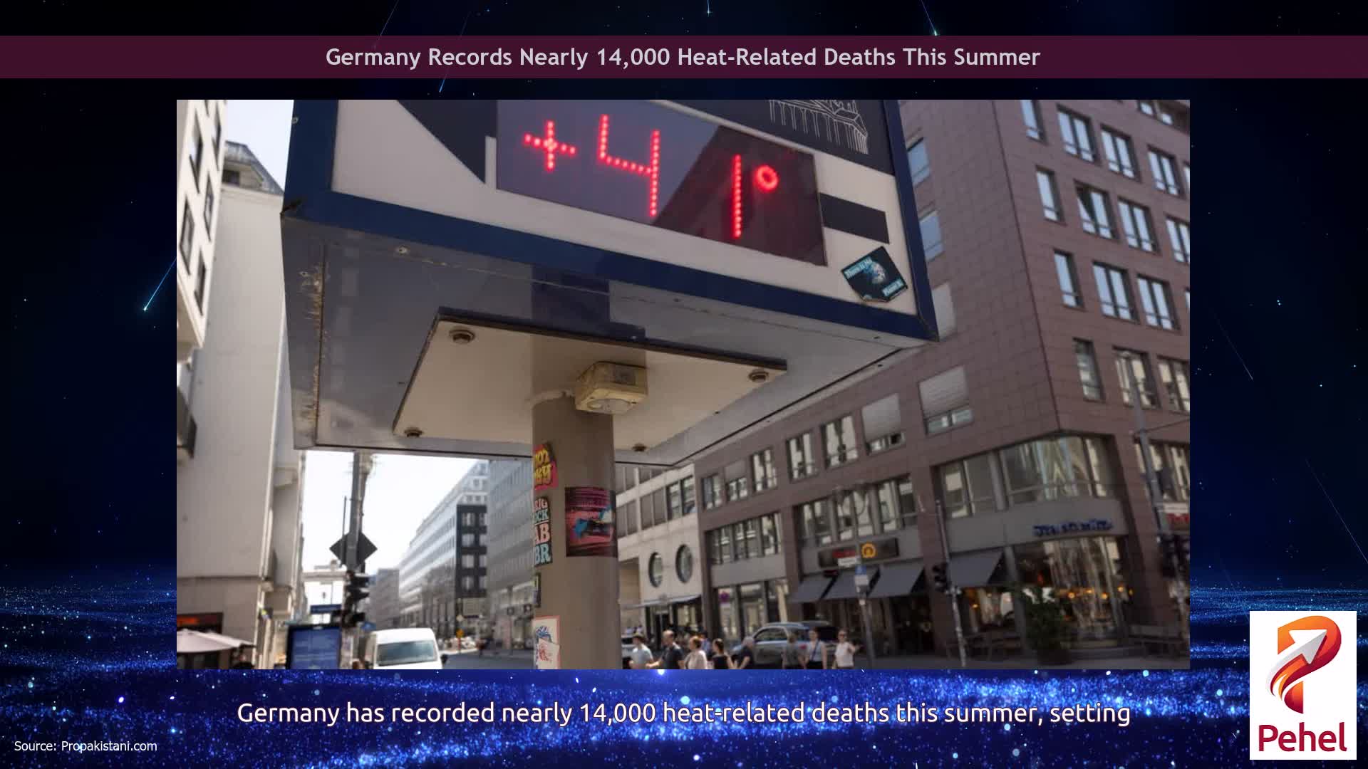 Germany Records Nearly 14,000 Heat-Related Deaths This Summer