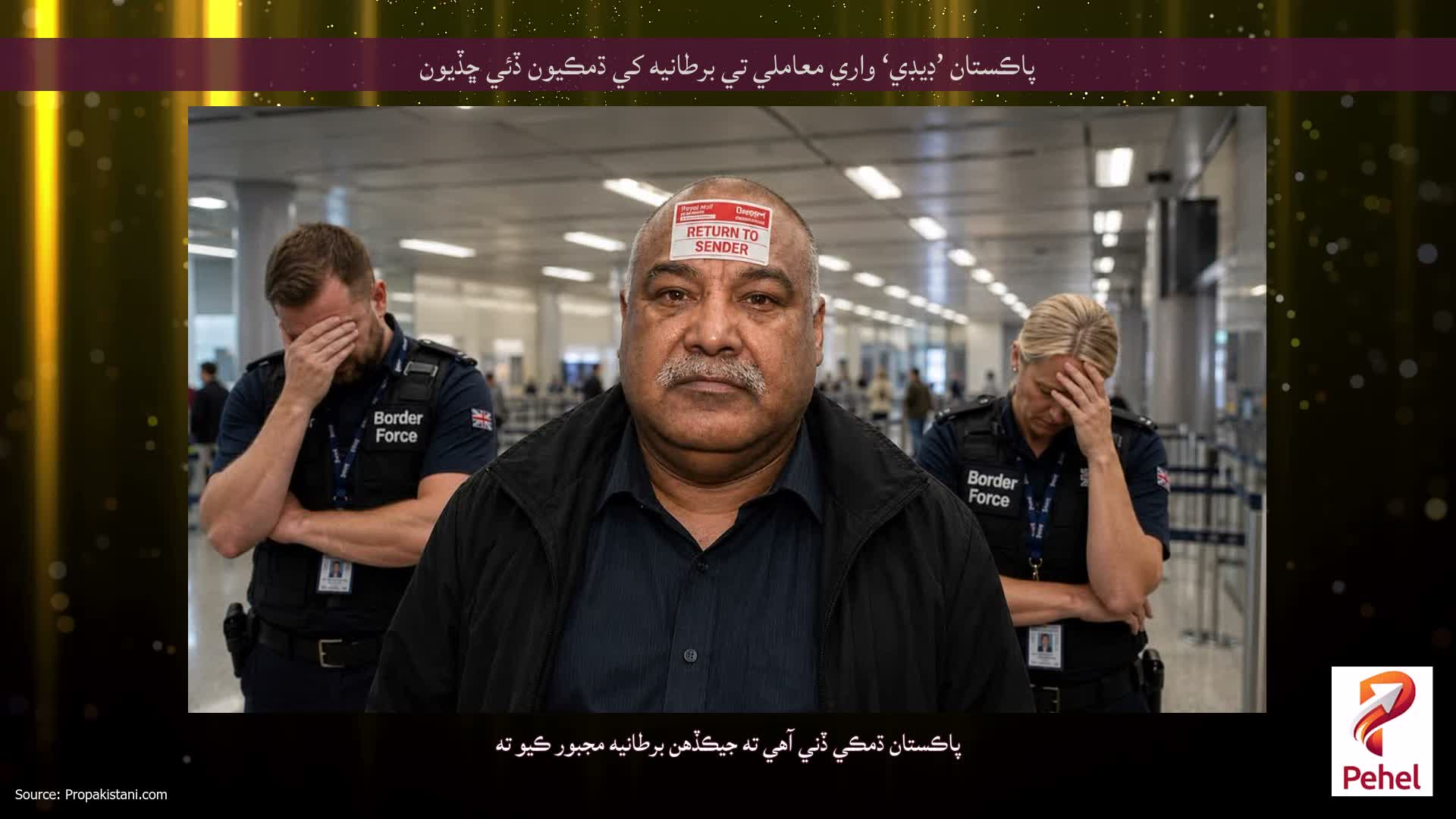 پاڪستان ’ڊيڊي‘ واري معاملي تي برطانيه کي ڌمڪيون ڏئي ڇڏيون