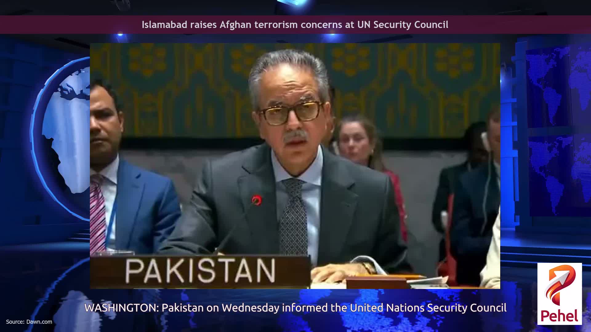 Islamabad raises Afghan terrorism concerns at UN Security Council