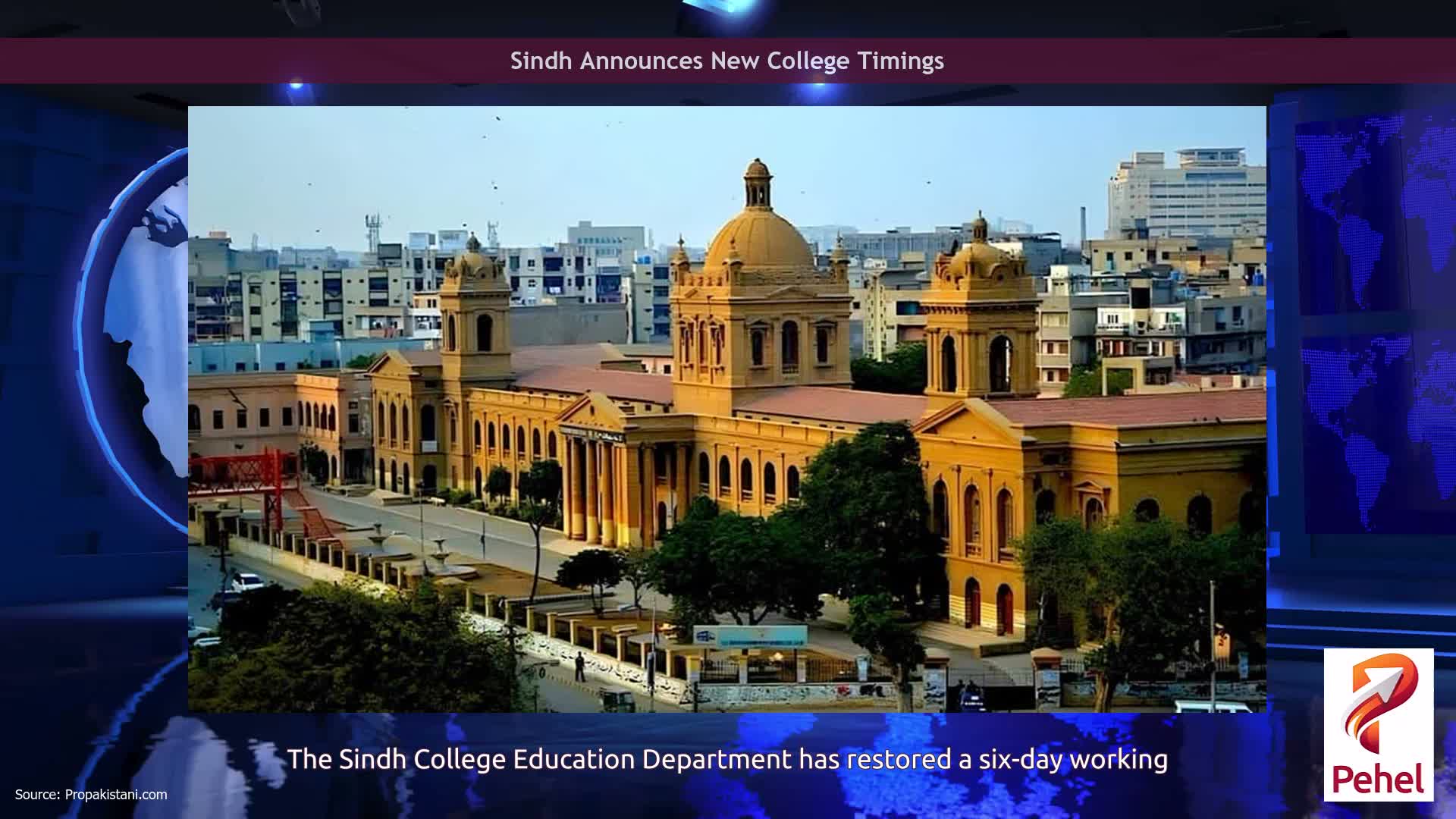 Sindh Announces New College Timings