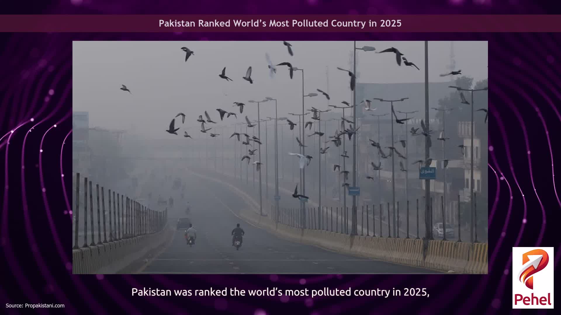 Pakistan Ranked World’s Most Polluted Country in 2025